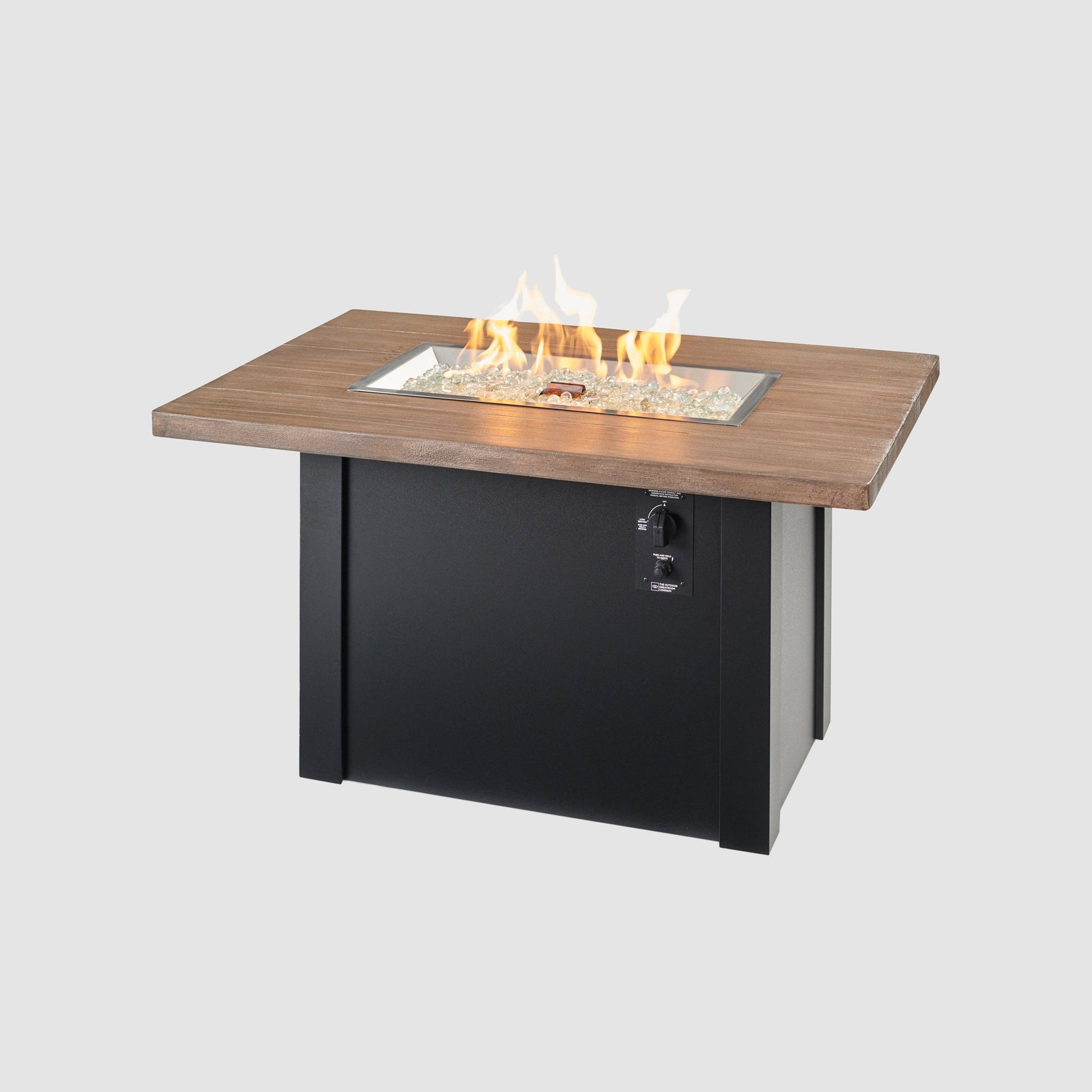 Havenwood 44-Inch Rectangular Gas Fire Pit Table