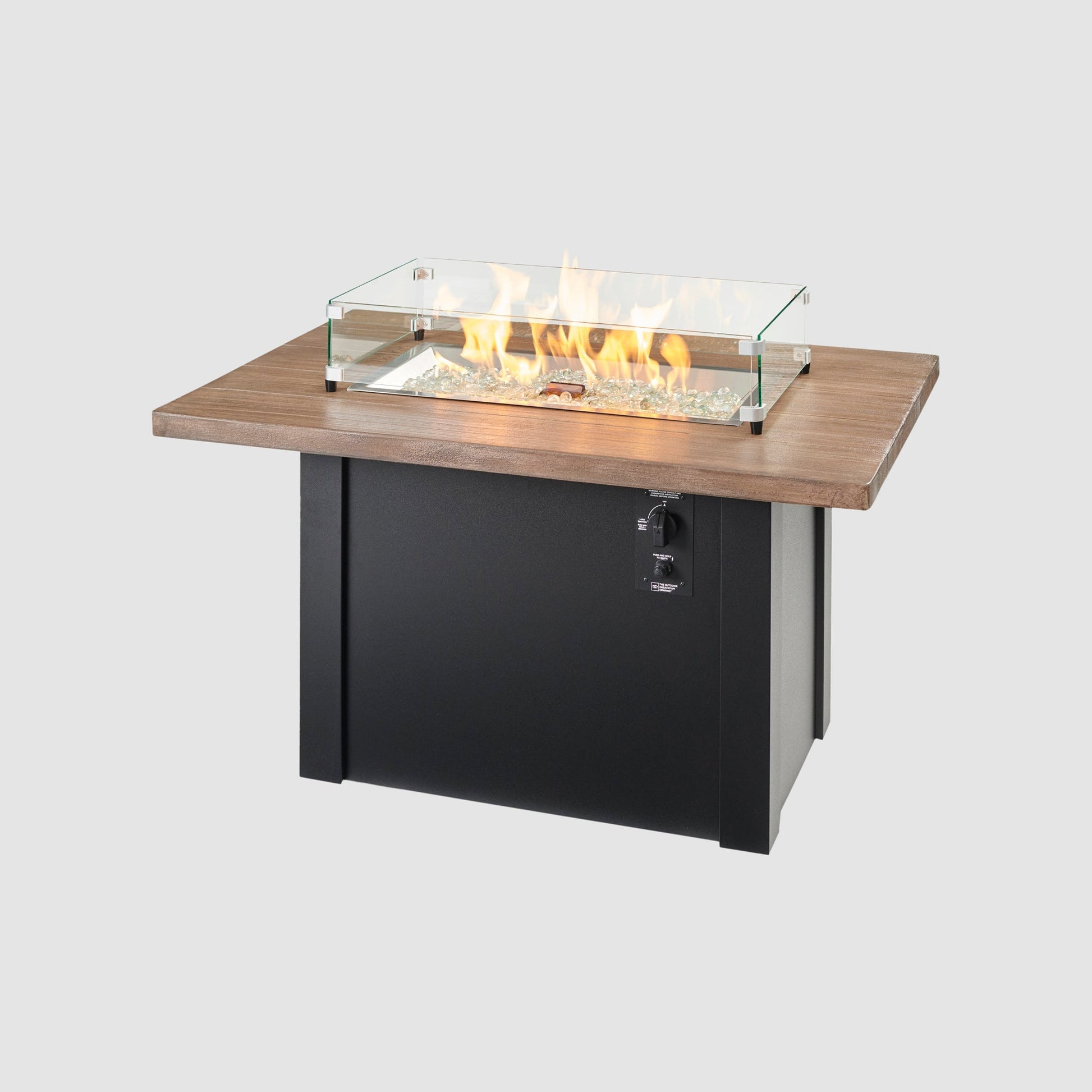 Havenwood 44-Inch Rectangular Gas Fire Pit Table
