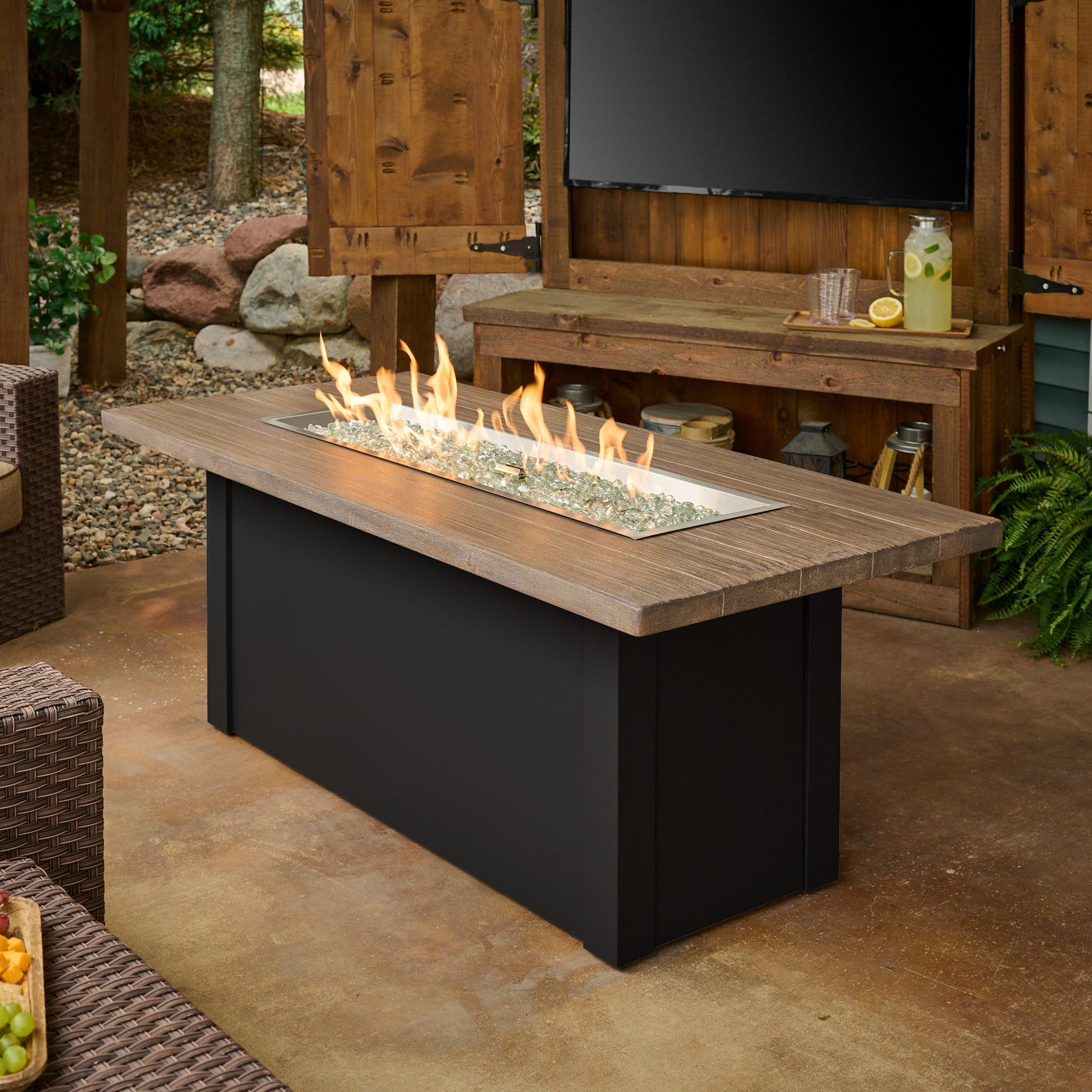 Havenwood 62-Inch Linear Gas Fire Pit Table