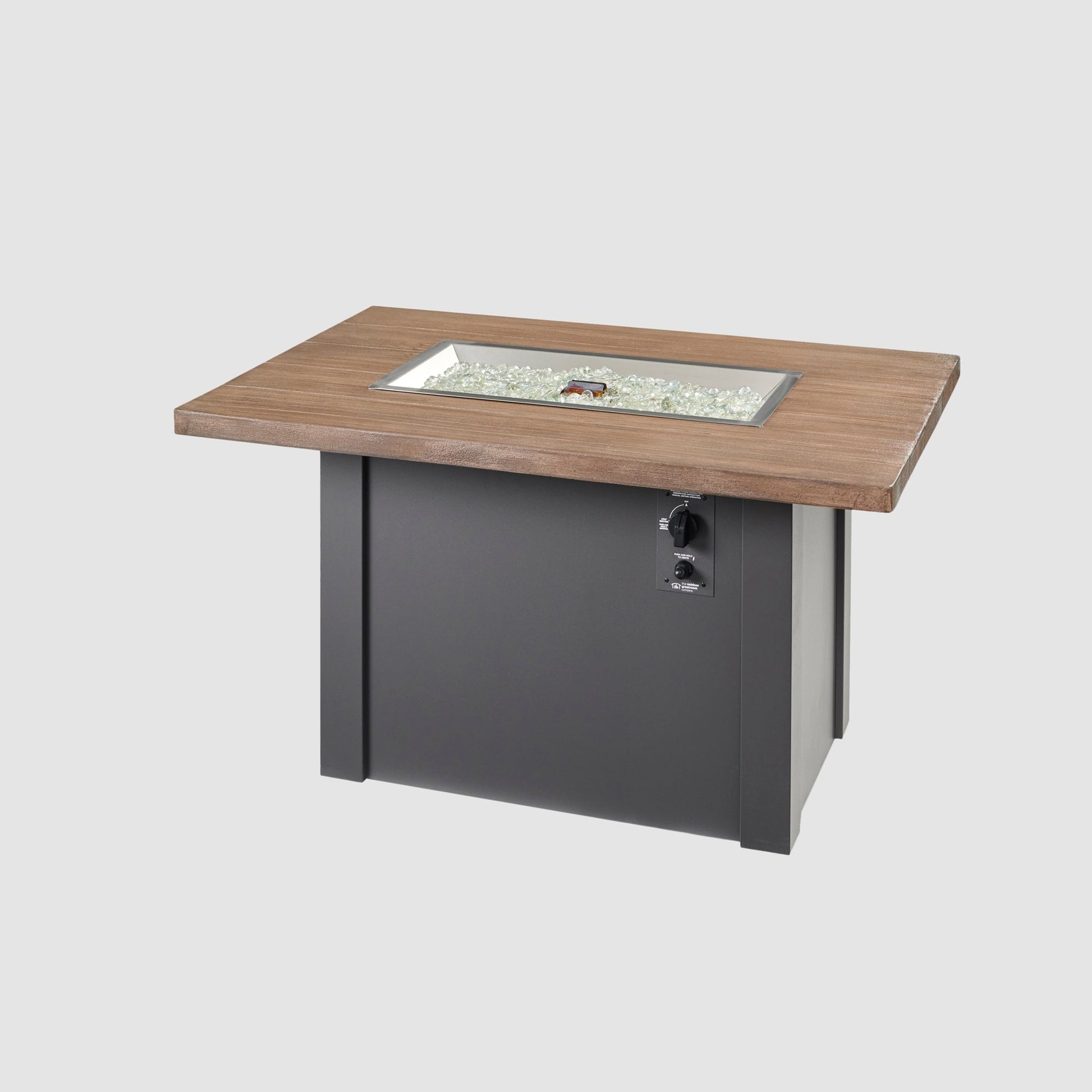 Havenwood 44-Inch Rectangular Gas Fire Pit Table