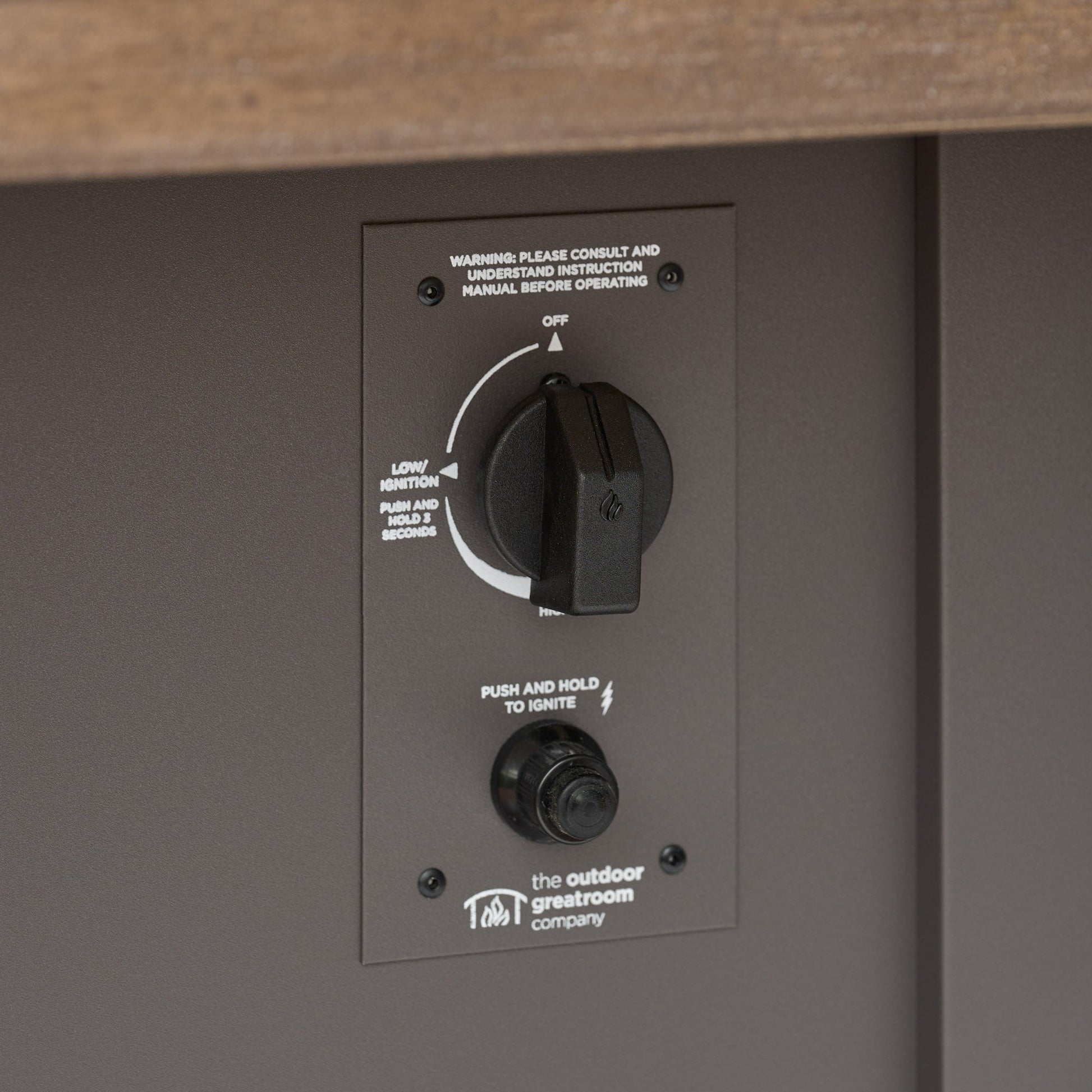 Havenwood 44-Inch Rectangular Gas Fire Pit Table