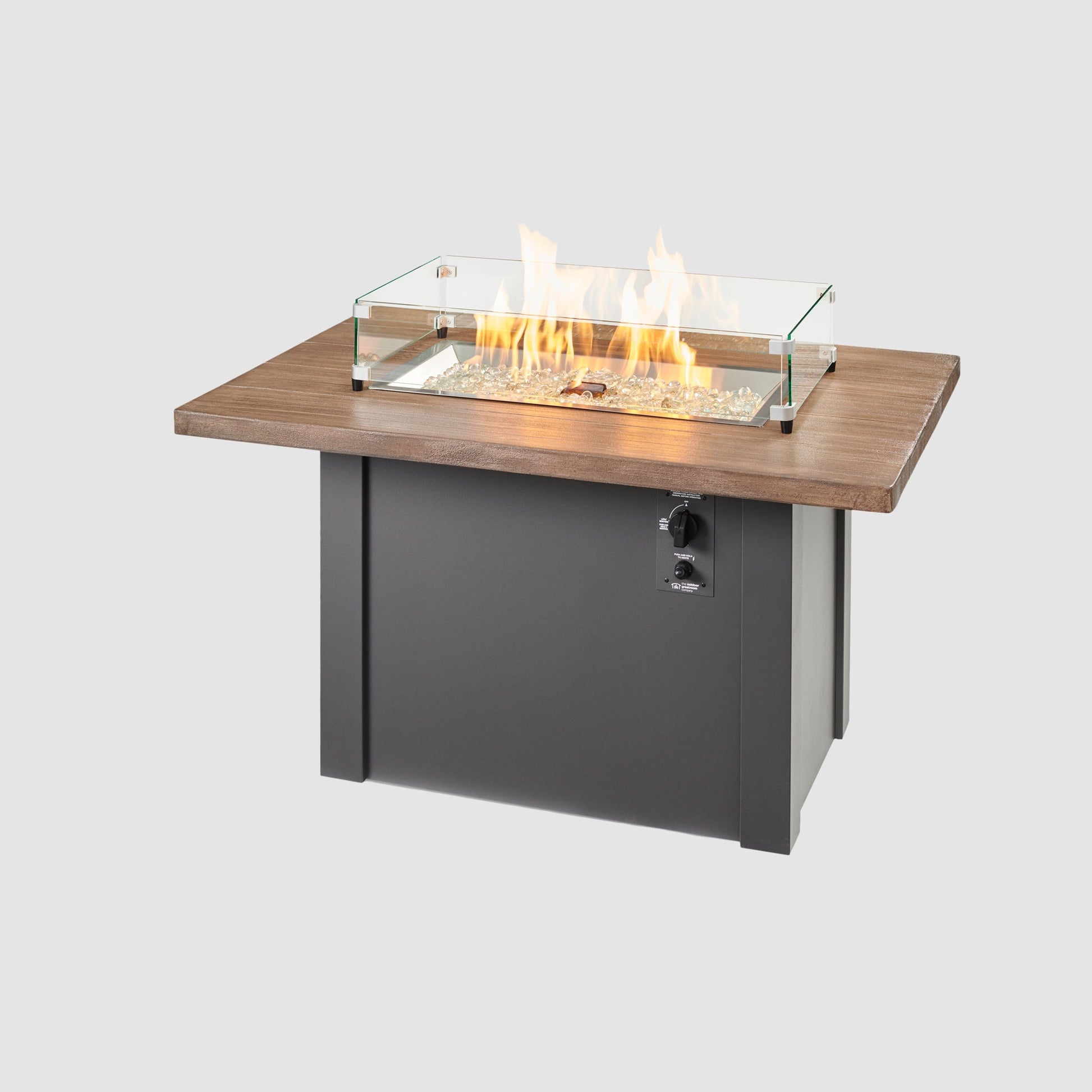 Havenwood 44-Inch Rectangular Gas Fire Pit Table