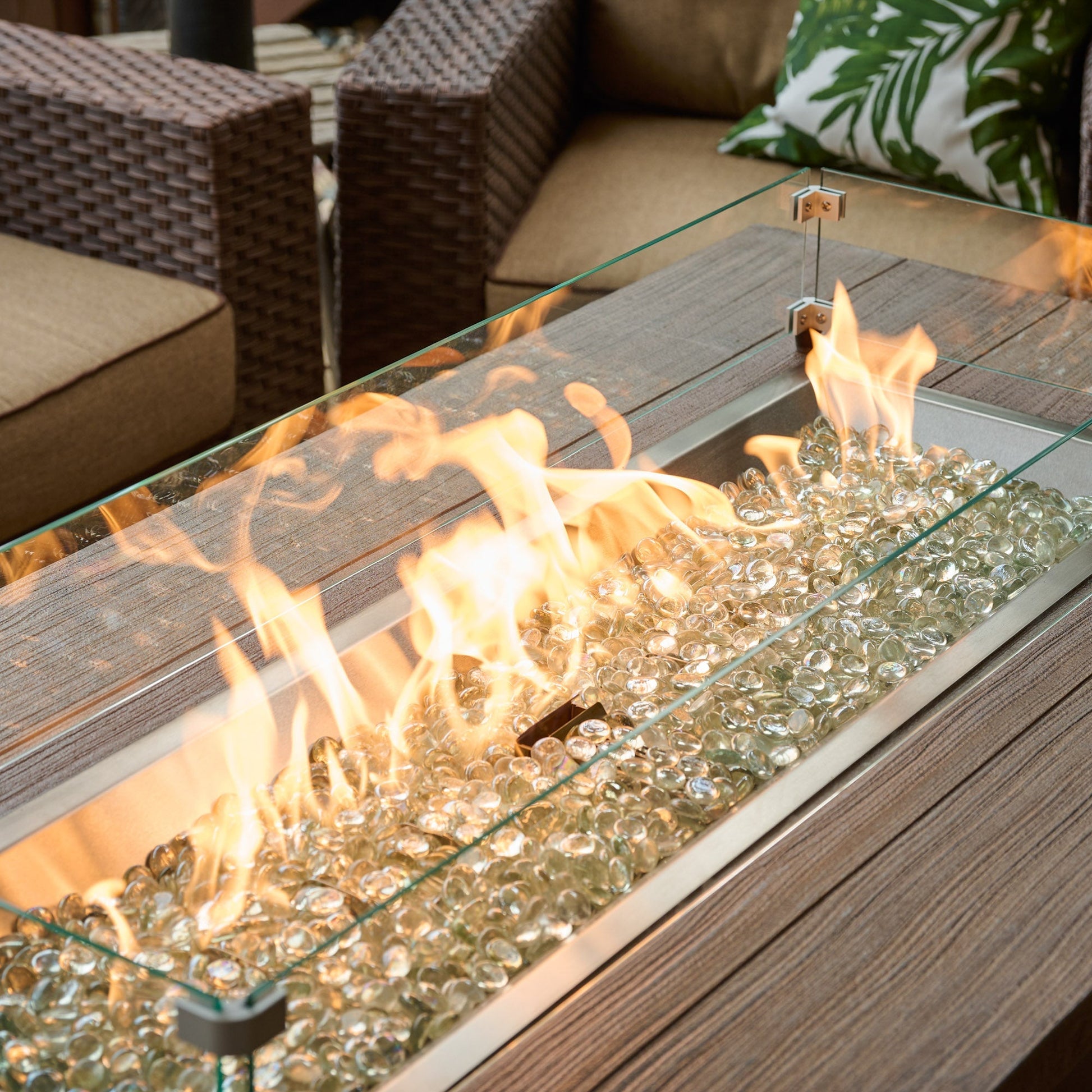 Havenwood 62-Inch Linear Gas Fire Pit Table