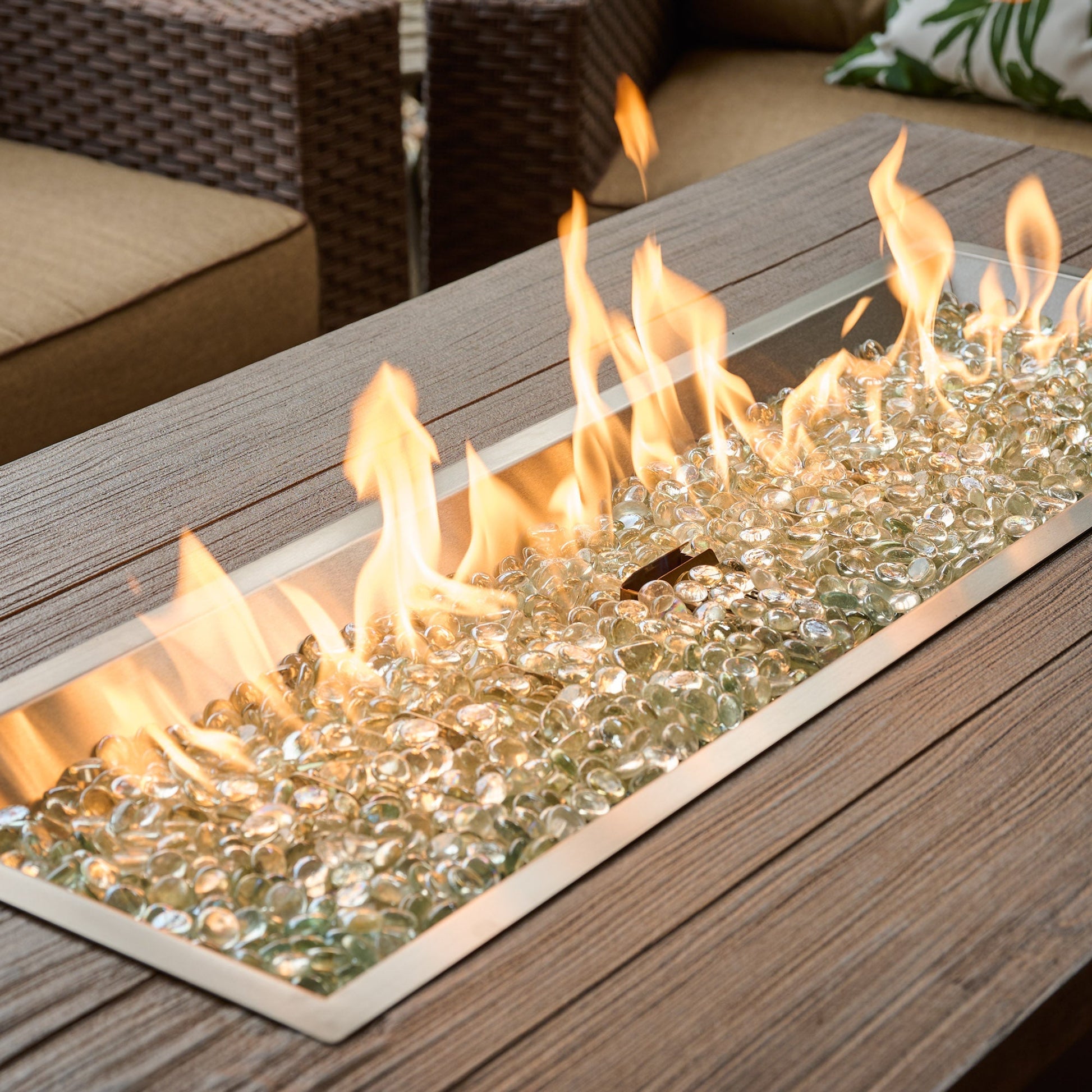 Havenwood 62-Inch Linear Gas Fire Pit Table