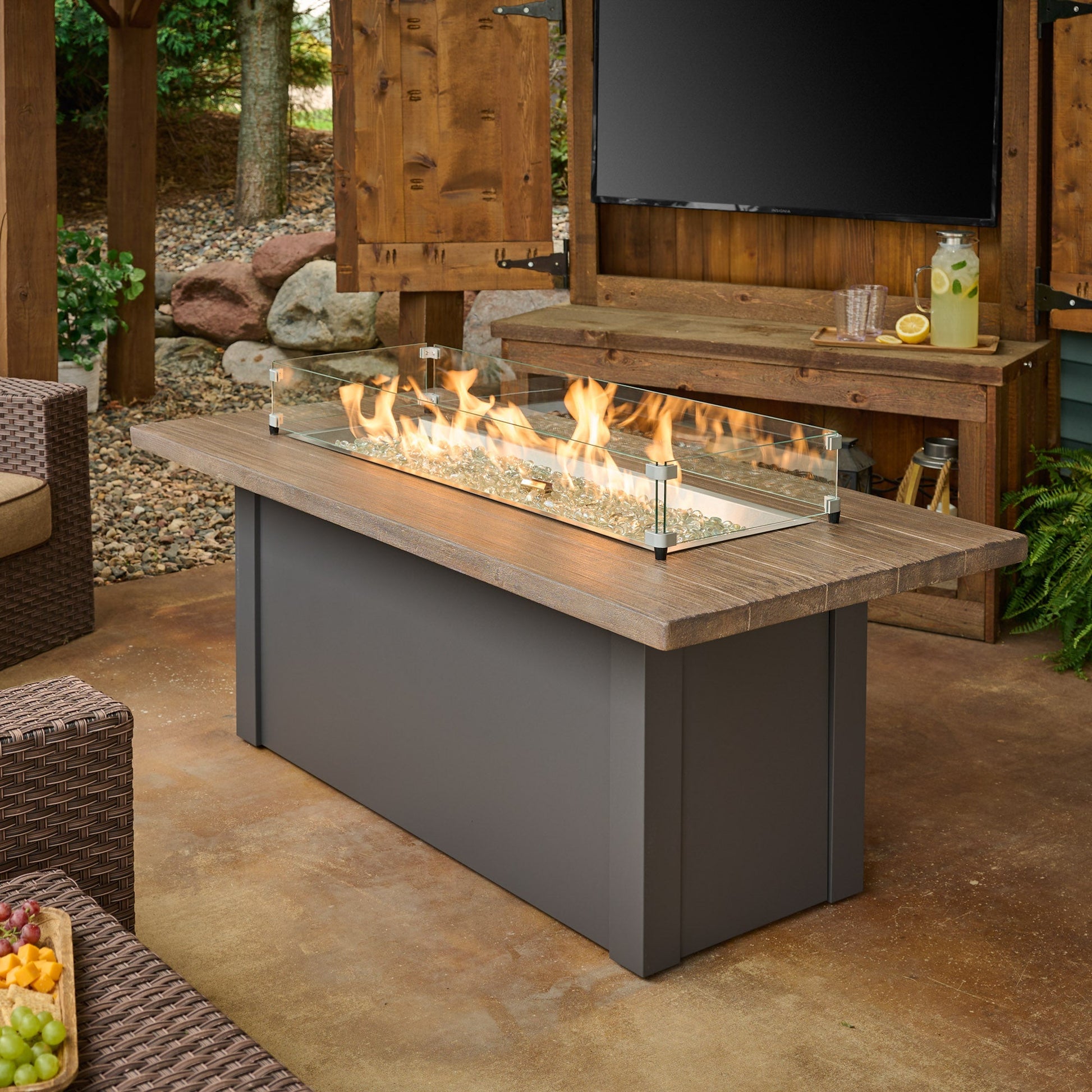 Havenwood 62-Inch Linear Gas Fire Pit Table