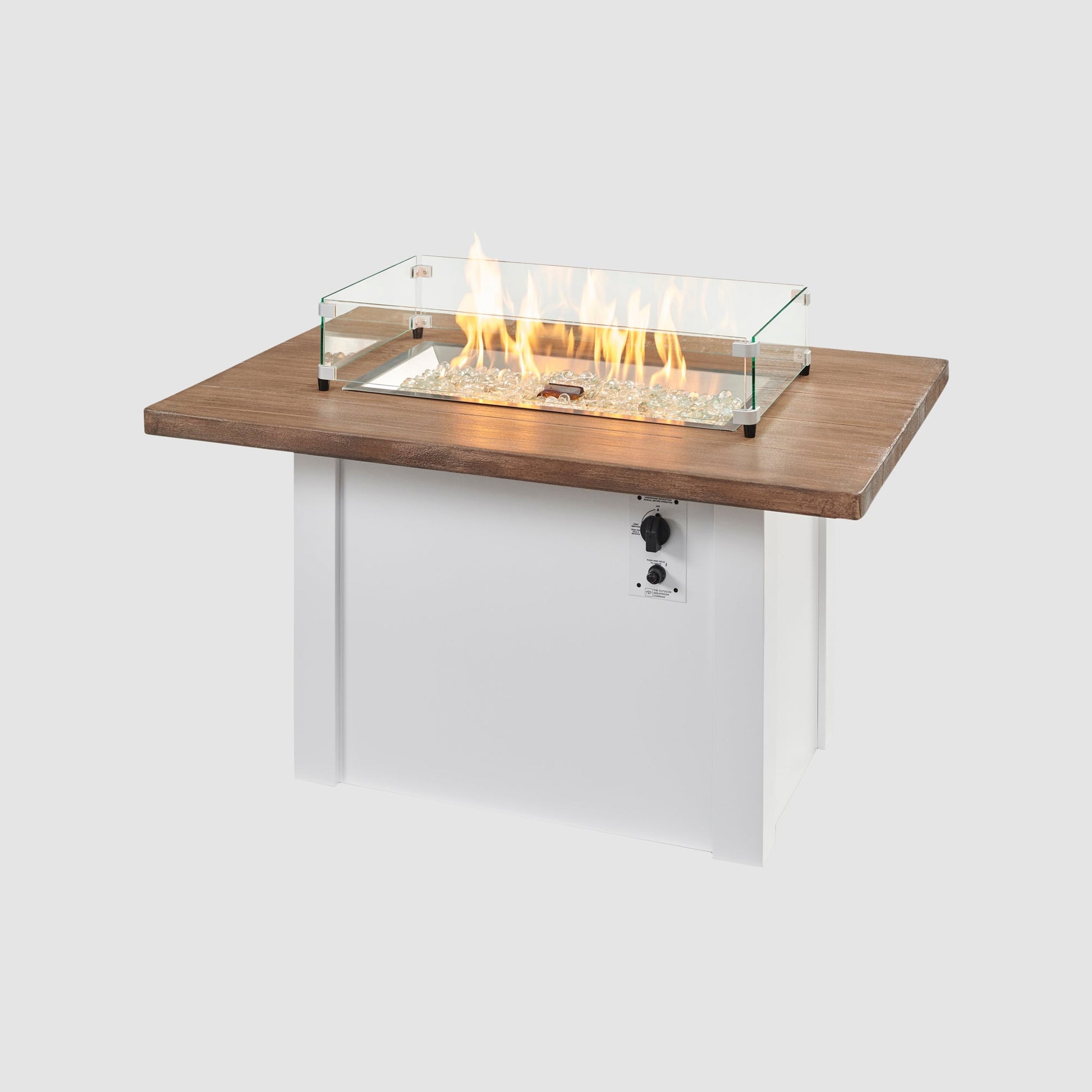 Havenwood 44-Inch Rectangular Gas Fire Pit Table