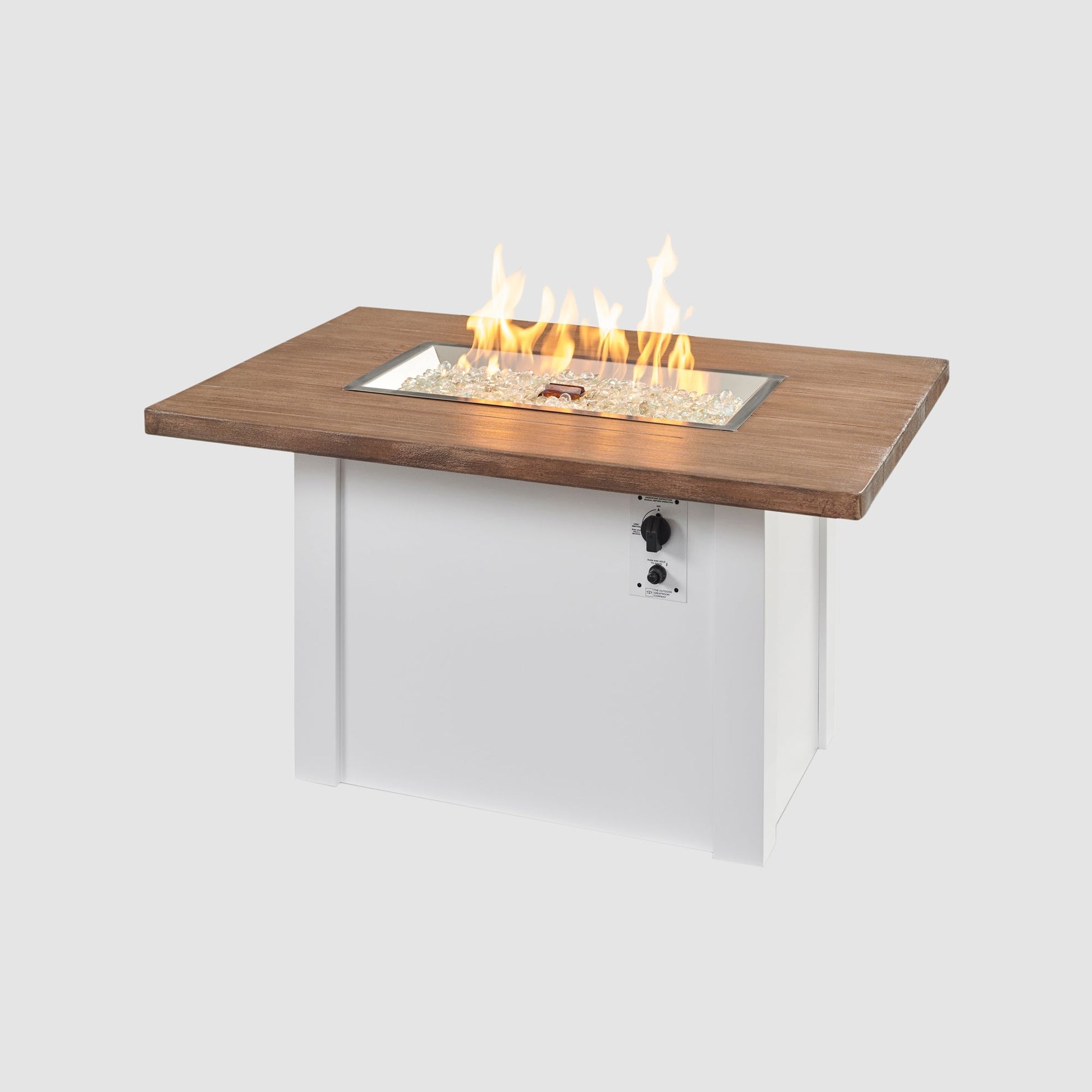 Havenwood 44-Inch Rectangular Gas Fire Pit Table