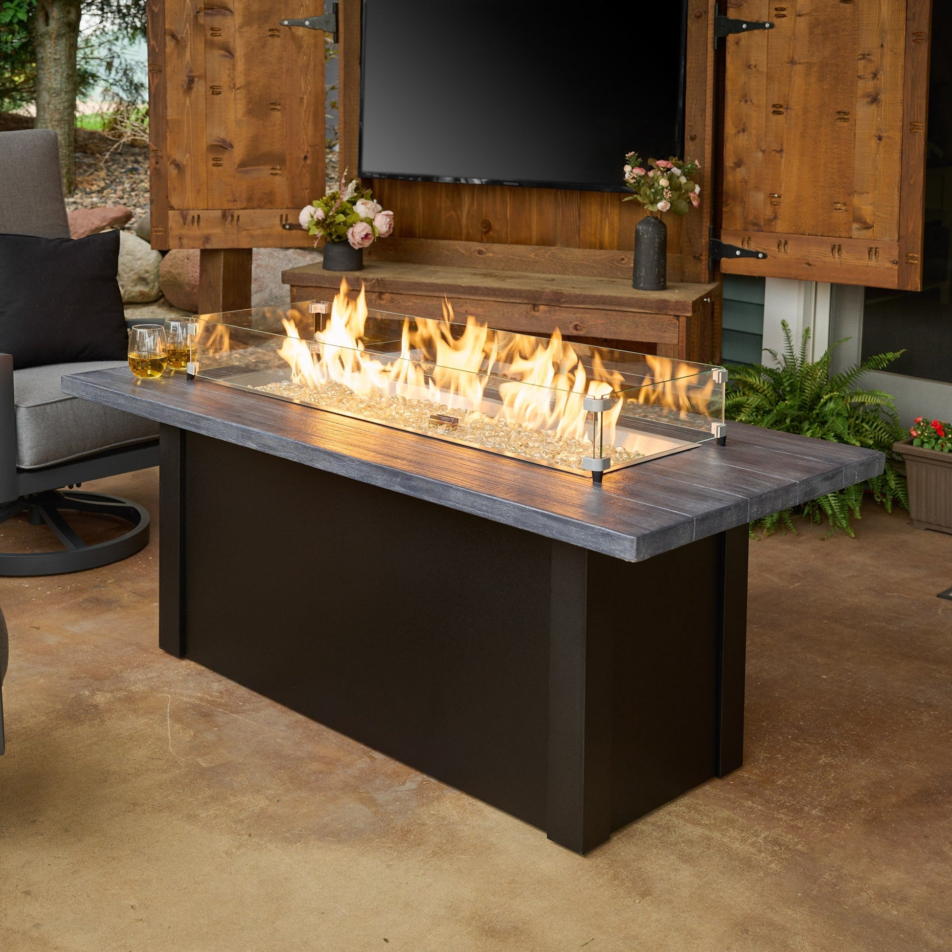 Havenwood 62-Inch Linear Gas Fire Pit Table