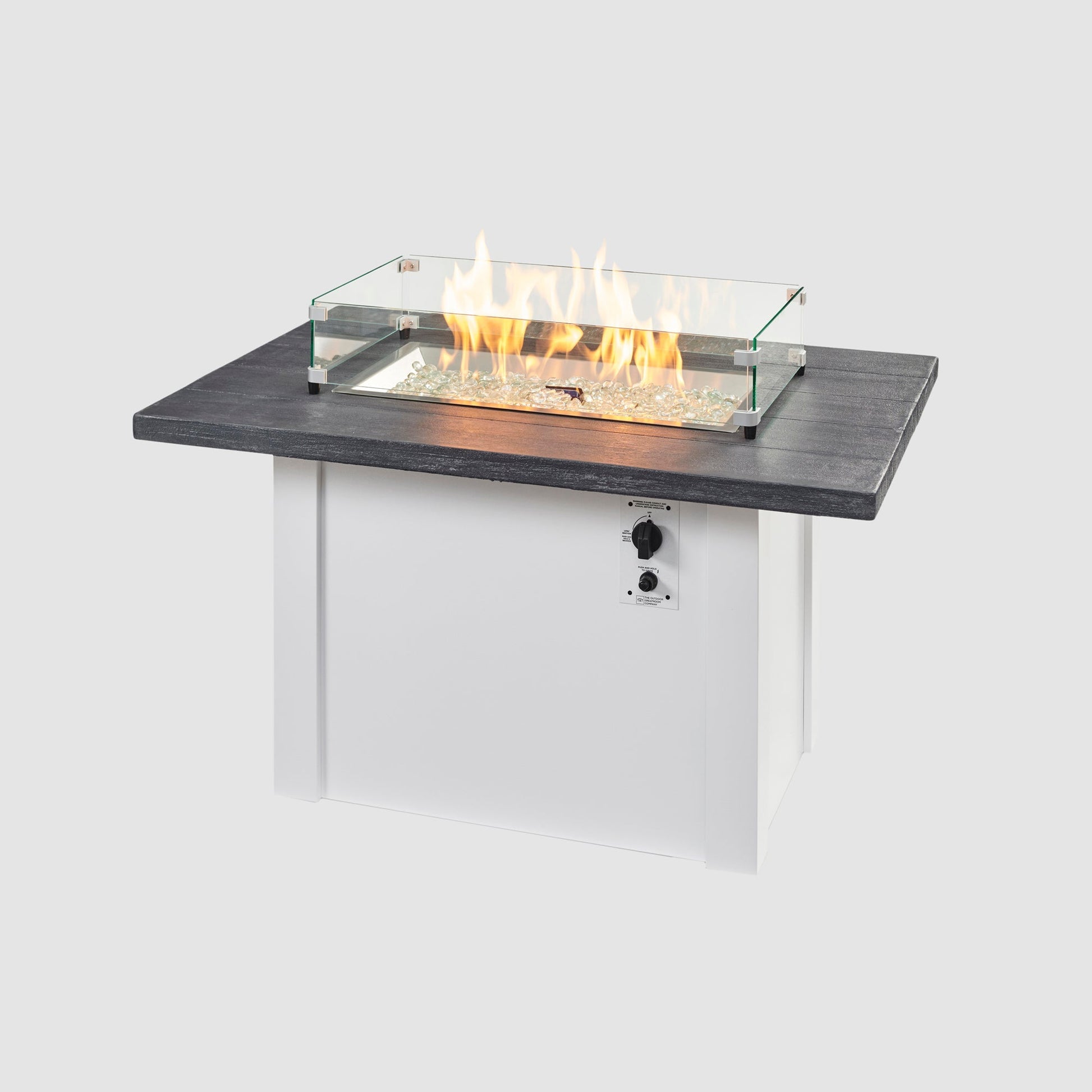 Havenwood 44-Inch Rectangular Gas Fire Pit Table