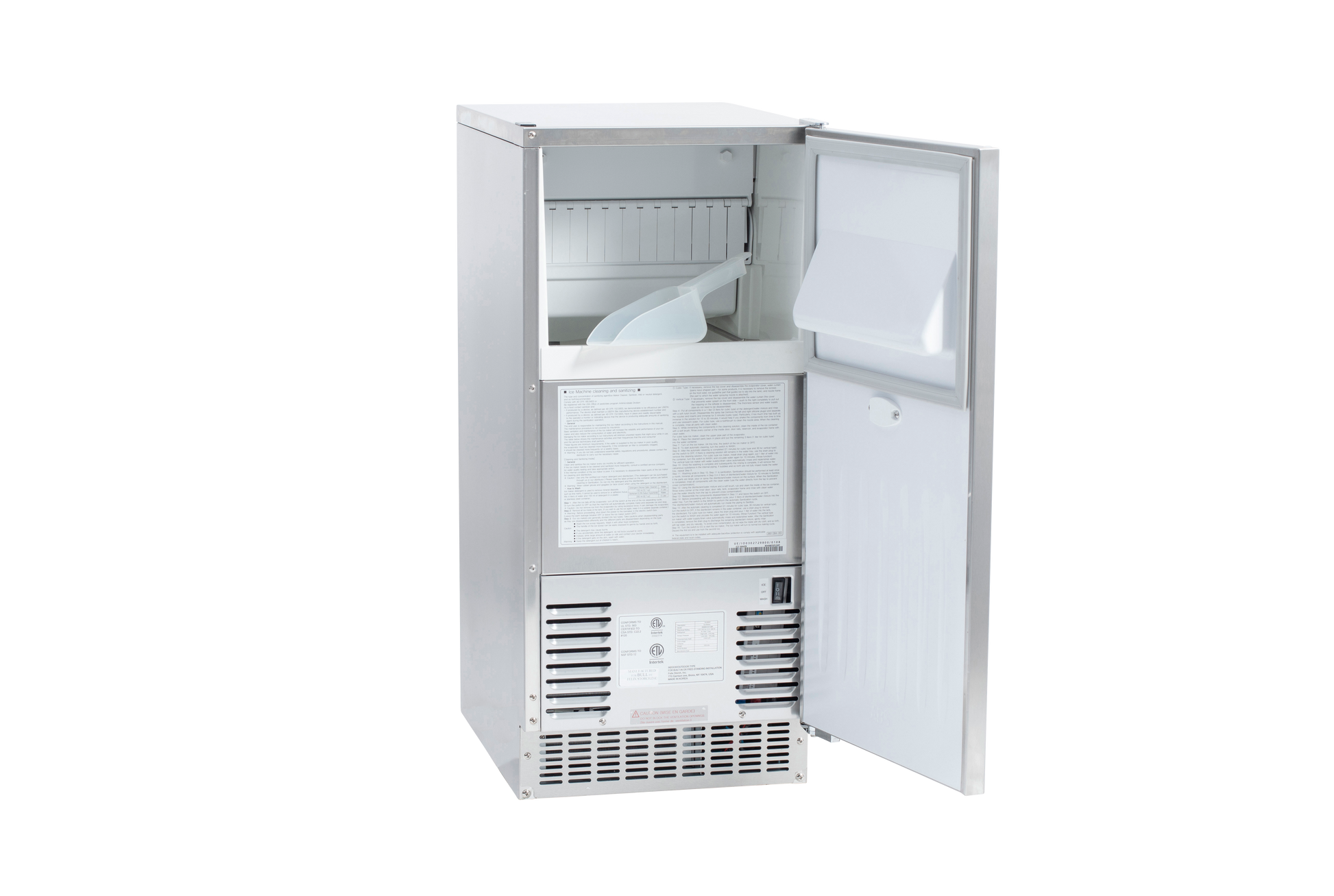 Bull Commercial Outdoor Rated Ice Maker 15" Stainless Steel (13200)