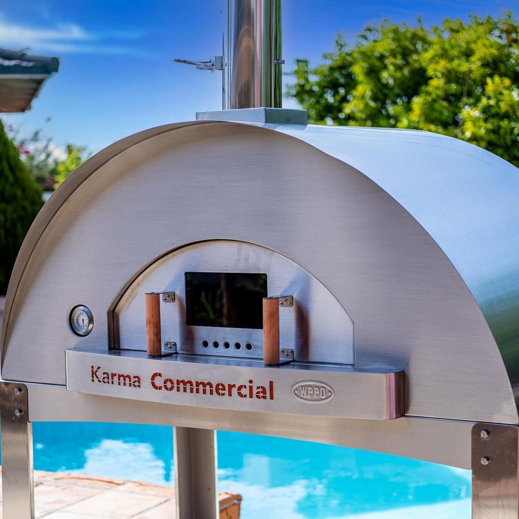 WPPO Karma 55 304 Stainless Steel Commercial Wood-Fired Oven