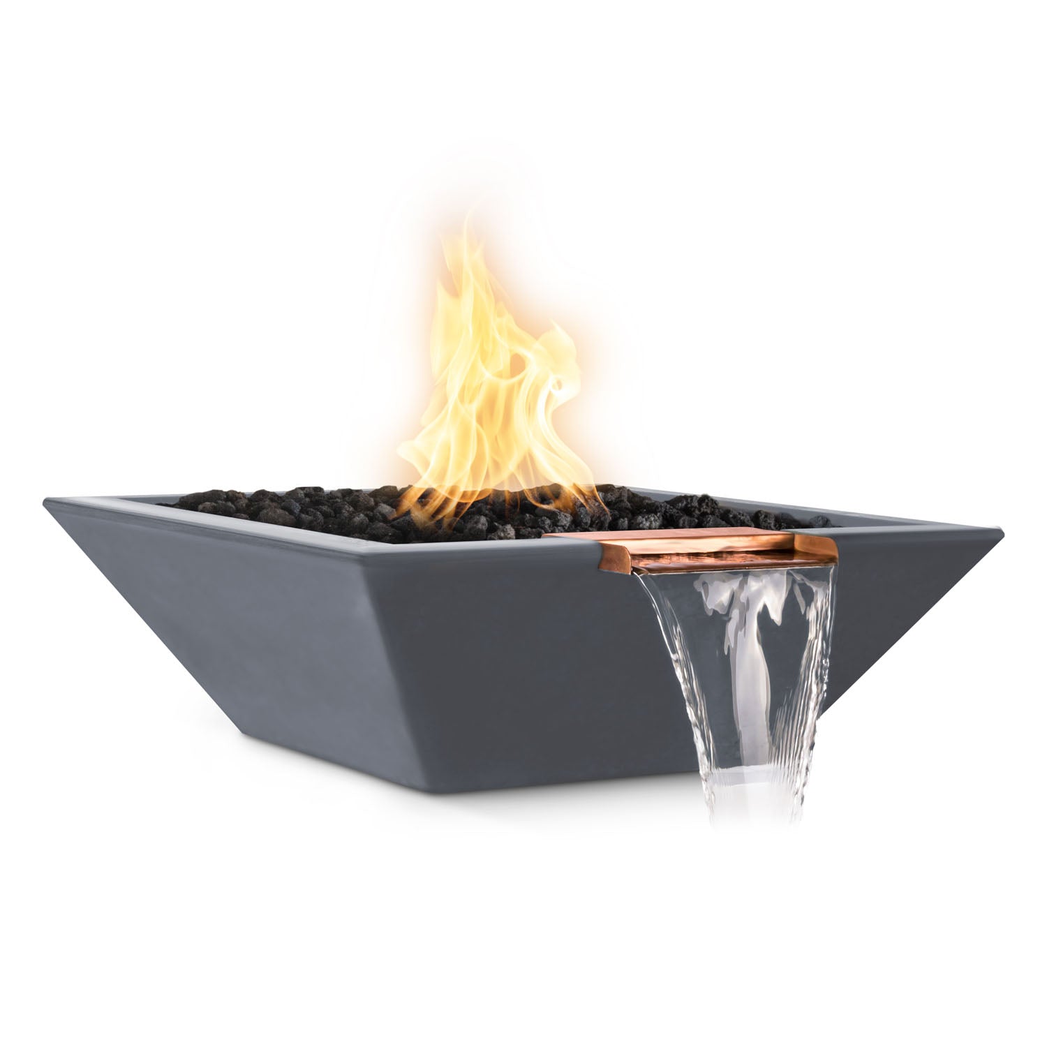 Maya Fire & Water Bowl - GFRC Concrete - 30"