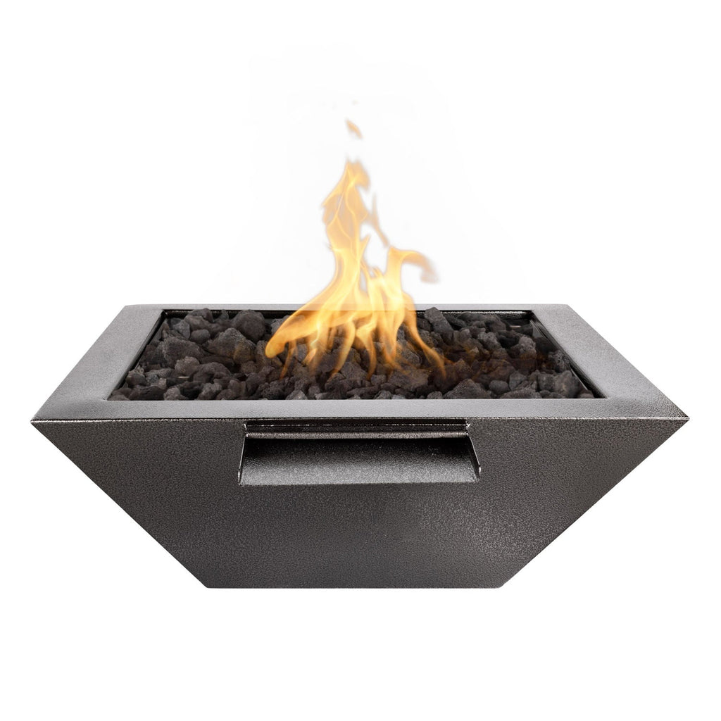 Cuenco para agua y fuego Maya de 30" con recubrimiento en polvo de The Outdoor Plus
