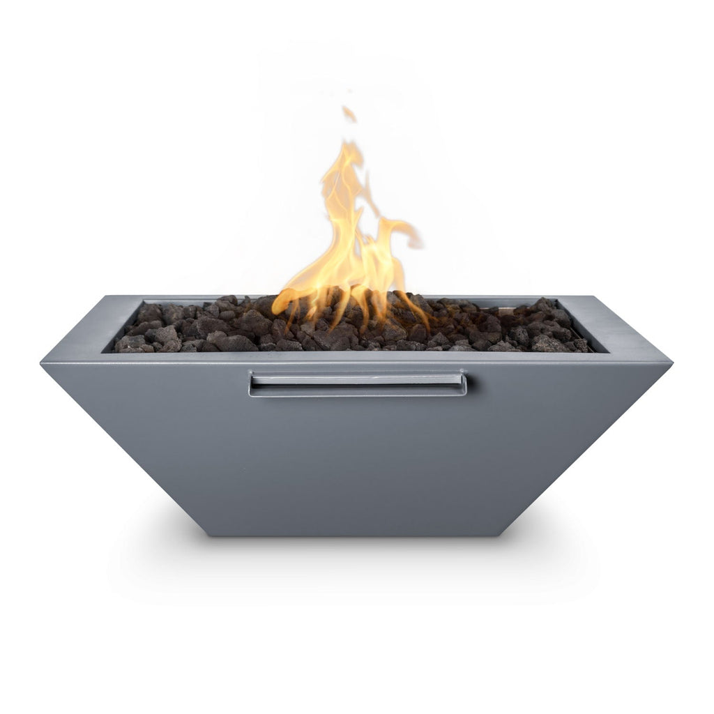 Cuenco para agua y fuego Maya de 30" con recubrimiento en polvo de The Outdoor Plus