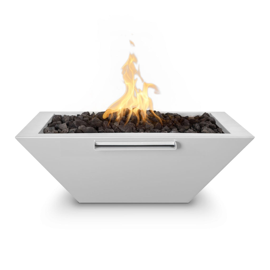Cuenco para fuego y agua Maya de 24" con recubrimiento en polvo de The Outdoor Plus