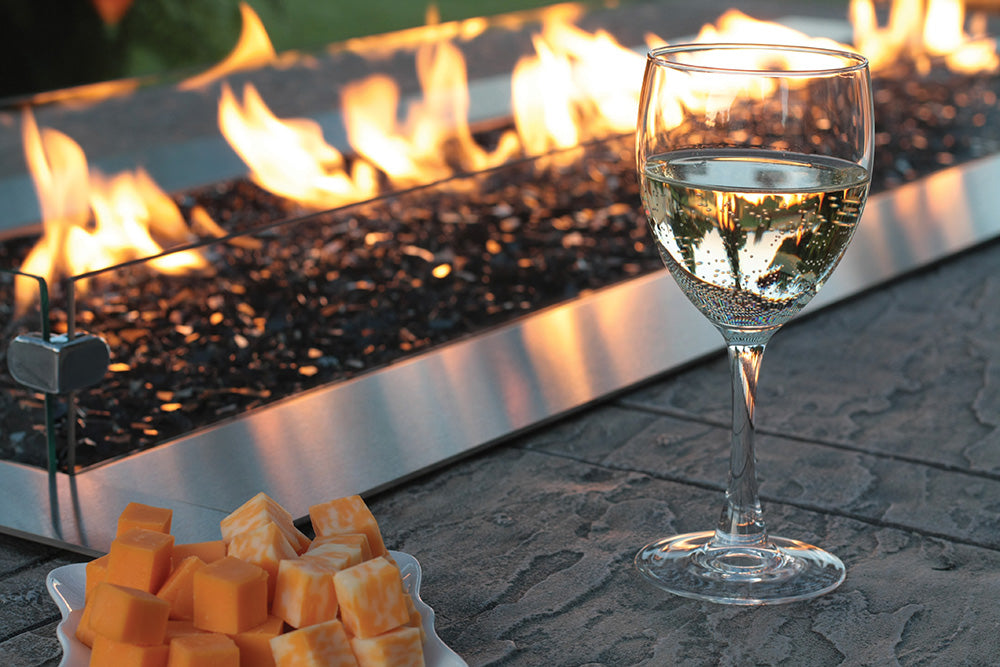 Carol Rose 48-Inch Outdoor Fire Pit with LED Lighting