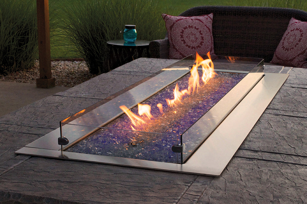 Carol Rose 48-Inch Outdoor Fire Pit with LED Lighting