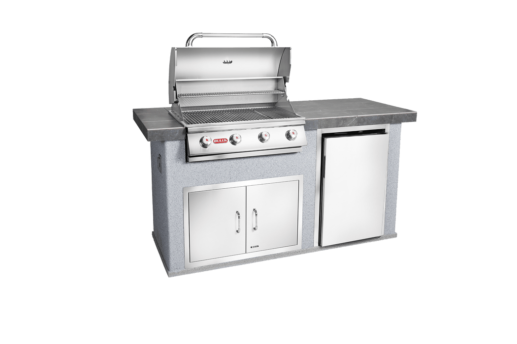 Bull Power Q Outdoor Island Kitchen & Grill