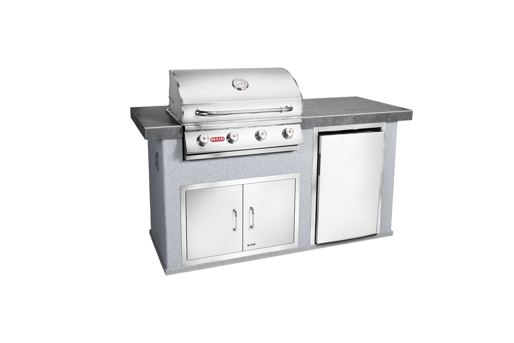 Bull Power Q Outdoor Island Kitchen & Grill