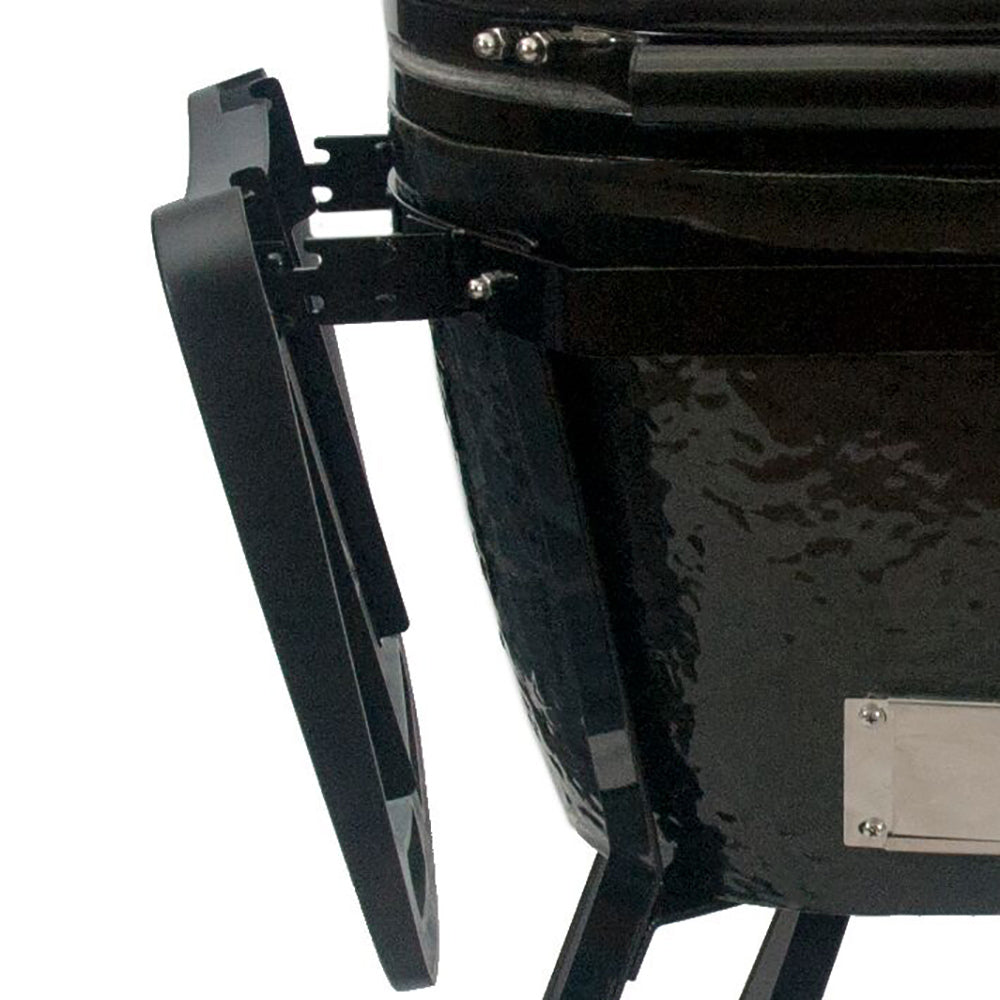 Primo All-In-One Oval Large 300 Ceramic Kamado Grill With Cradle and Side Shelves (PGCLGC+CART)
