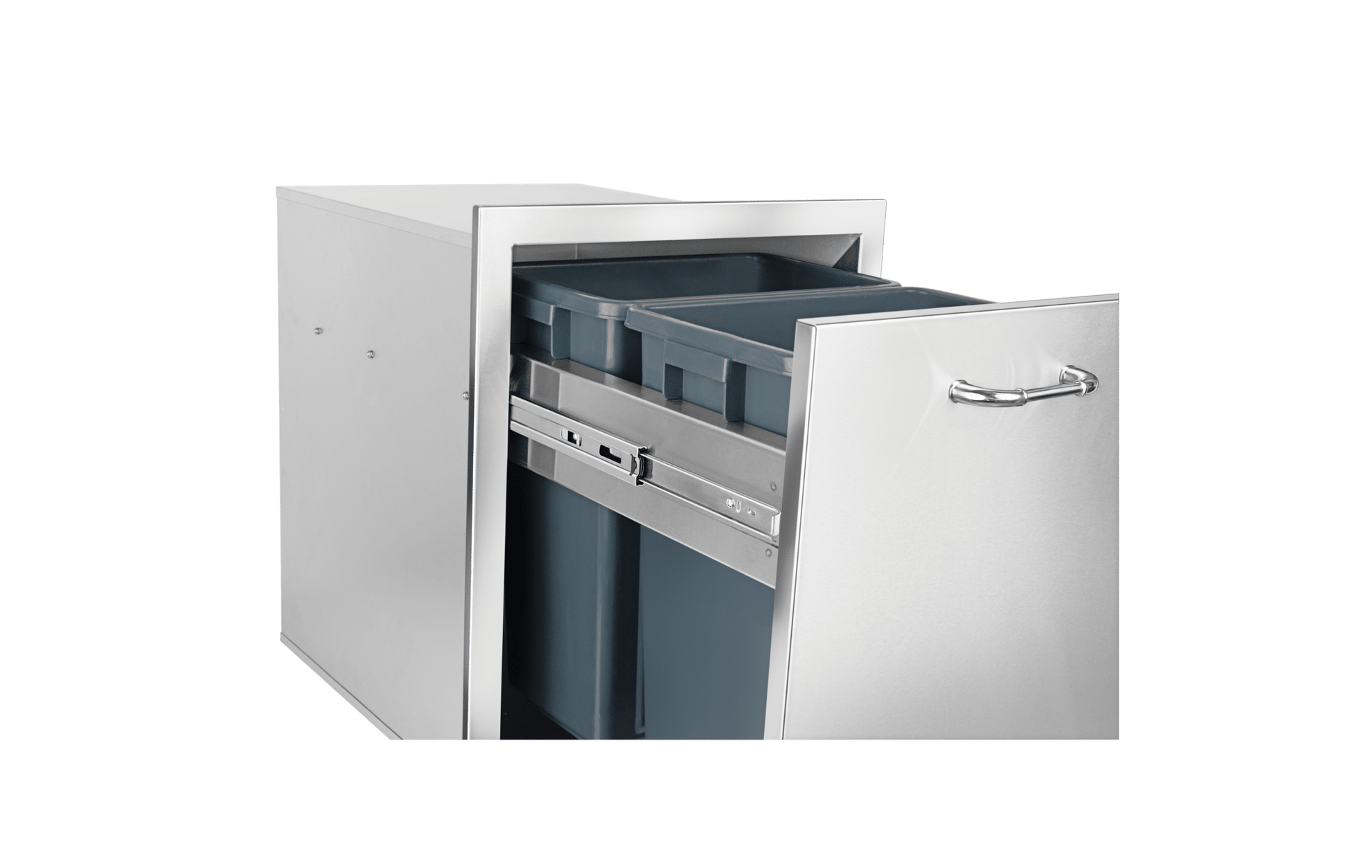 Bull 30-Inch Stainless Steel Double Trash/Recycle Drawer W/ Reveal (56950)
