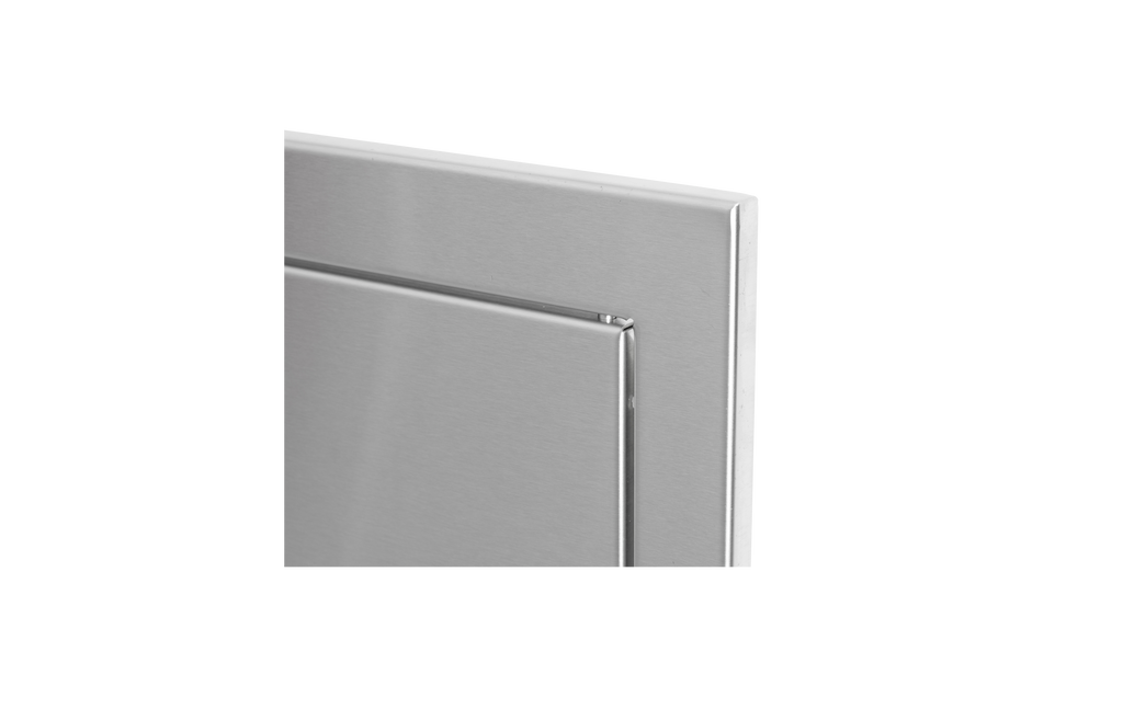 Bull 16-Inch Stainless Steel Narrow Trash/Recycle Drawer with Reveal (56960)