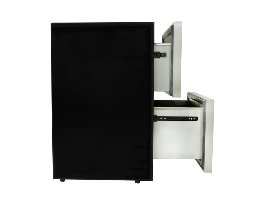 23.5-In 5.1 Cu. Ft. Outdoor Rated Double Drawer Refrigerator