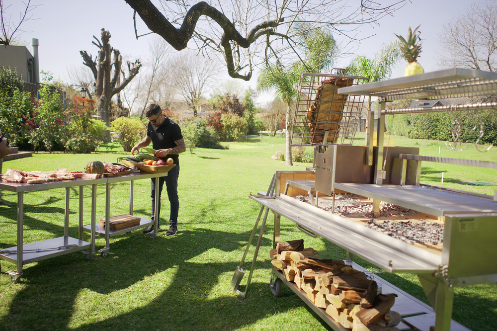 Tagwood BBQ Argentine Santa Maria Wood Fire & Charcoal Grill - BBQ26SS