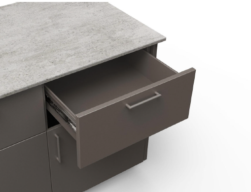 Blaze High Noon 10-Ft Outdoor Kitchen Island w/ 40-Inch LTE+ Propane Grill in Architectural Bronze w/ Aeris Countertop
