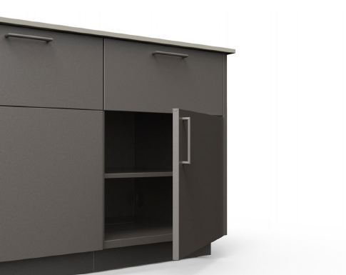 Blaze High Noon 10-Ft Outdoor Kitchen Island w/ 40-Inch LTE+ Propane Grill in Architectural Bronze w/ Aeris Countertop