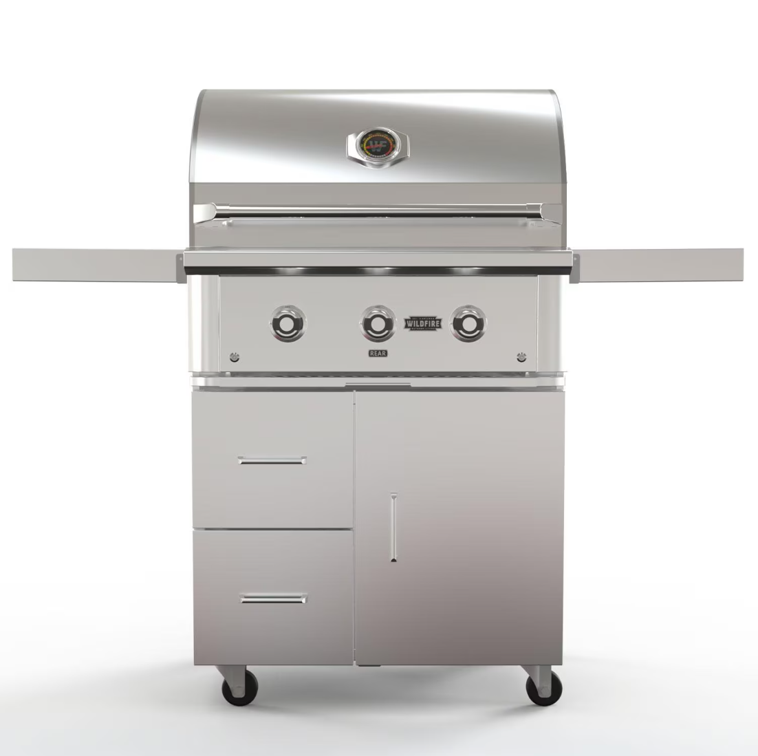 Parrilla de gas Wildfire Ranch Pro de 30 pulgadas y 2 quemadores de acero inoxidable 304 
