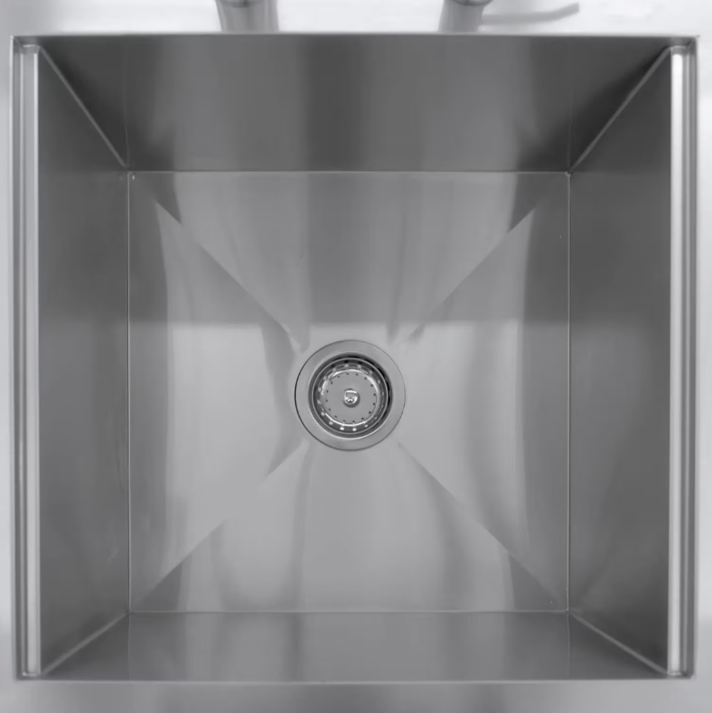 Signature 21-in Outdoor Rated Stainless Steel Drop-In Sink with Hot/Cold Faucet