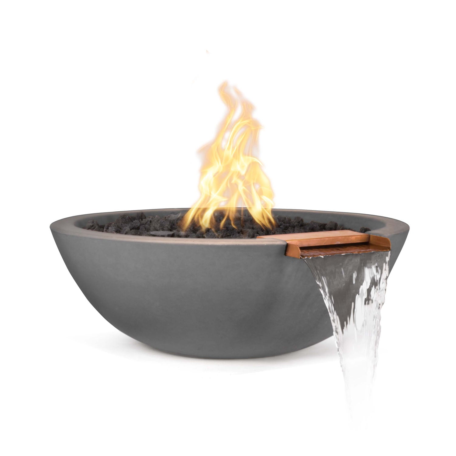 Sedona Fire & Water Bowl - GFRC Concrete - 27"