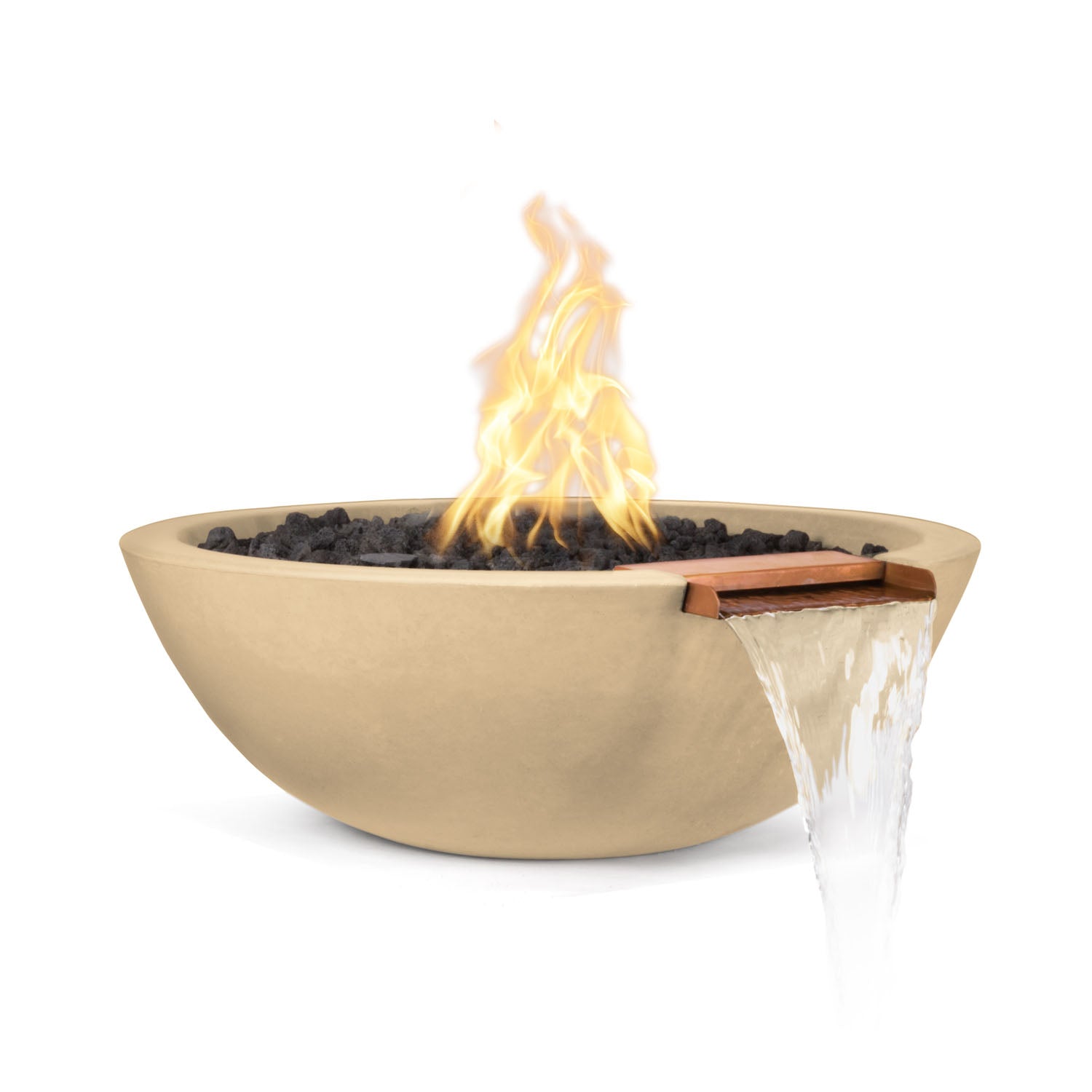 Sedona Fire & Water Bowl - GFRC Concrete - 27"