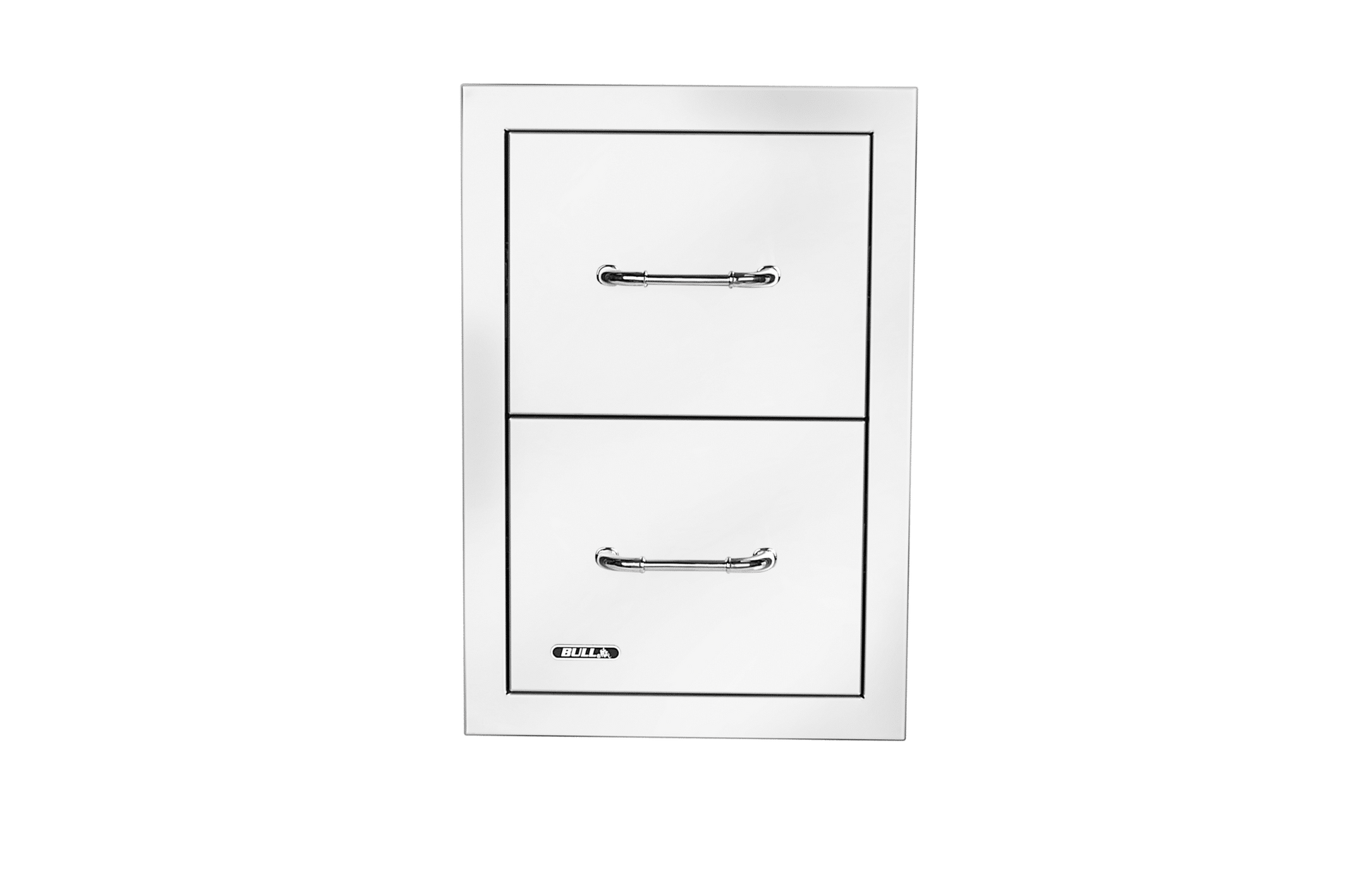 Bull Stainless Steel Double Drawer w/Reveal (56990)