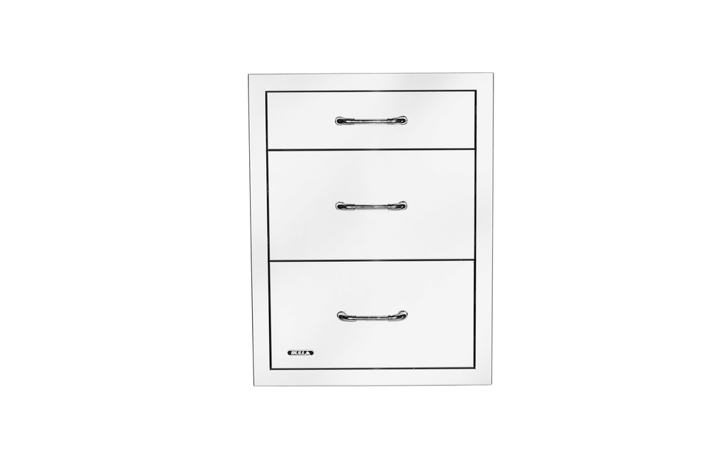 Bull Drawer, Triple, 2+1 S/S w/ Reveal (58120)