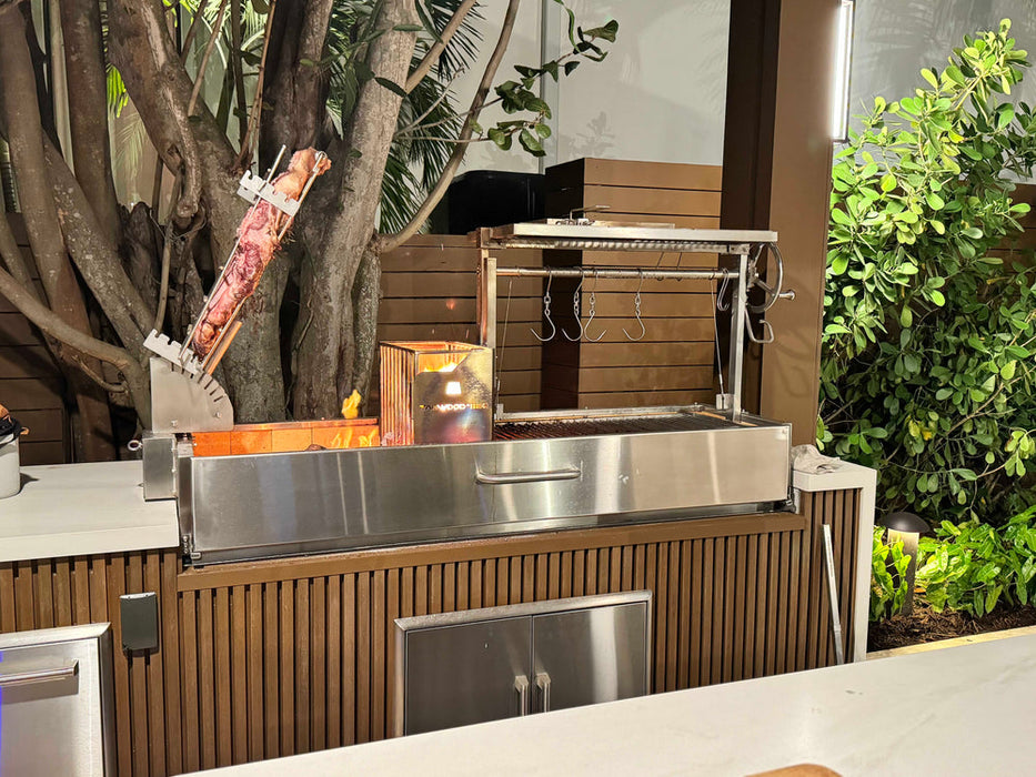 Tagwood BBQ Argentine Santa Maria Wood Fire & Charcoal Grill - BBQ08SS