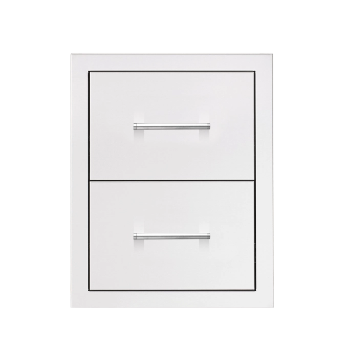 TrueFlame 17-Inch Stainless Steel Flush Mount Single Drawer