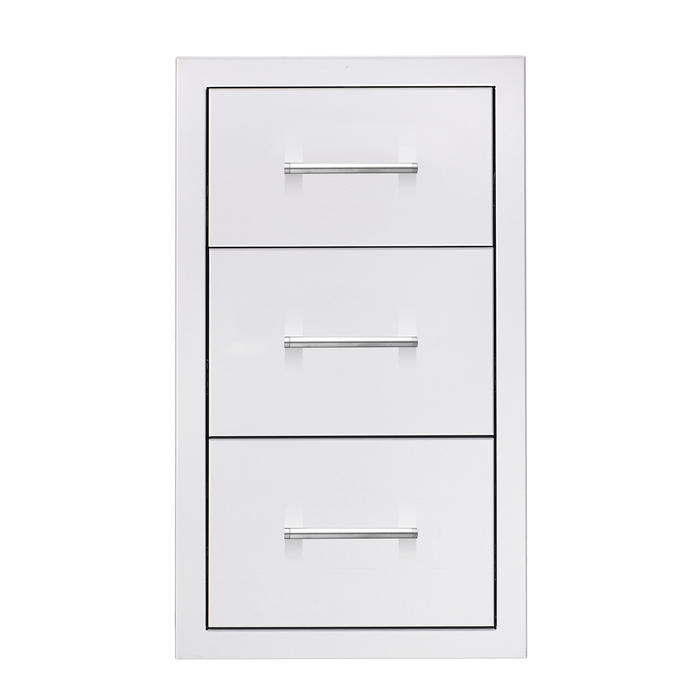 Durable Vertical Drawers for Outdoor Kitchens – Stainless Steel Design