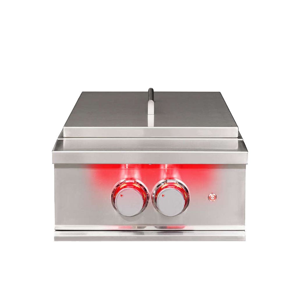 High-Performance True Flame Power Burner with LED Illumination