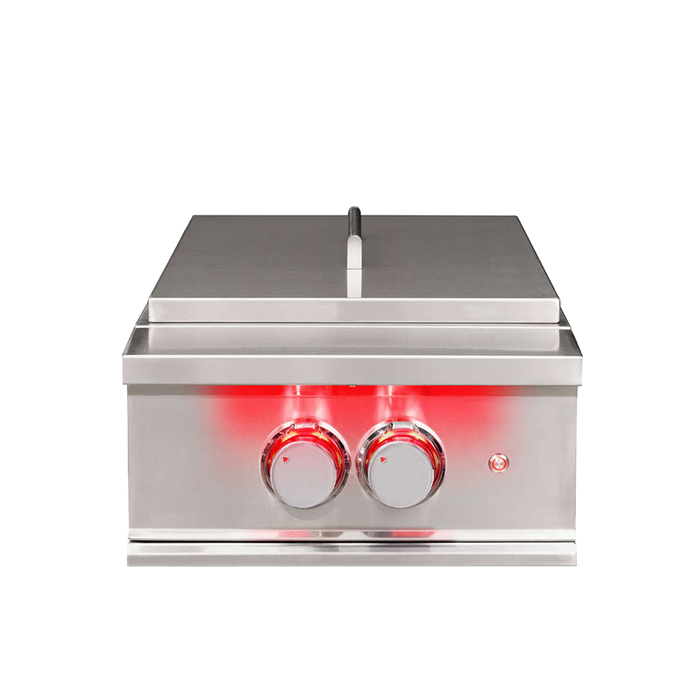 High-Performance True Flame Power Burner with LED Illumination