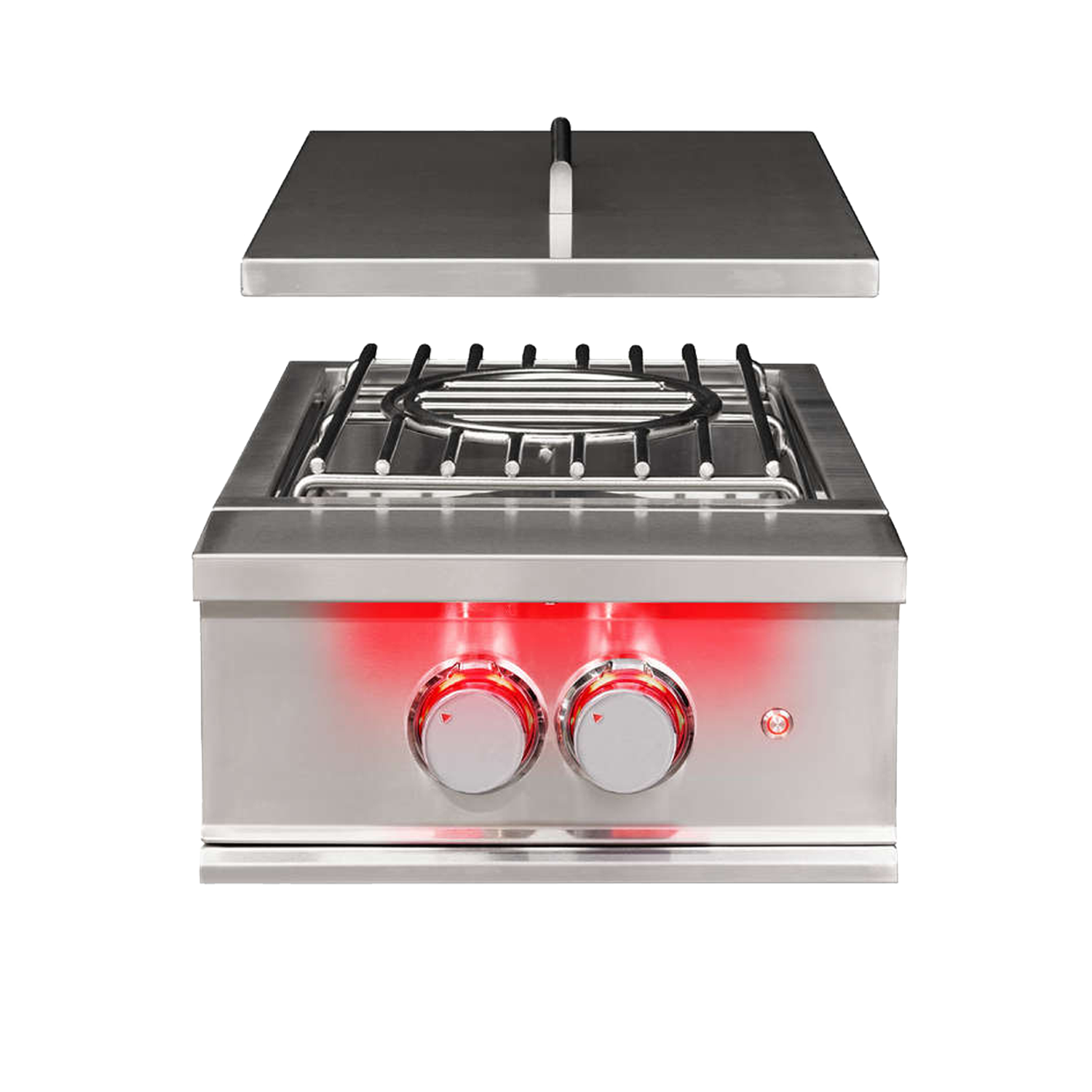 High-Performance True Flame Power Burner with LED Illumination