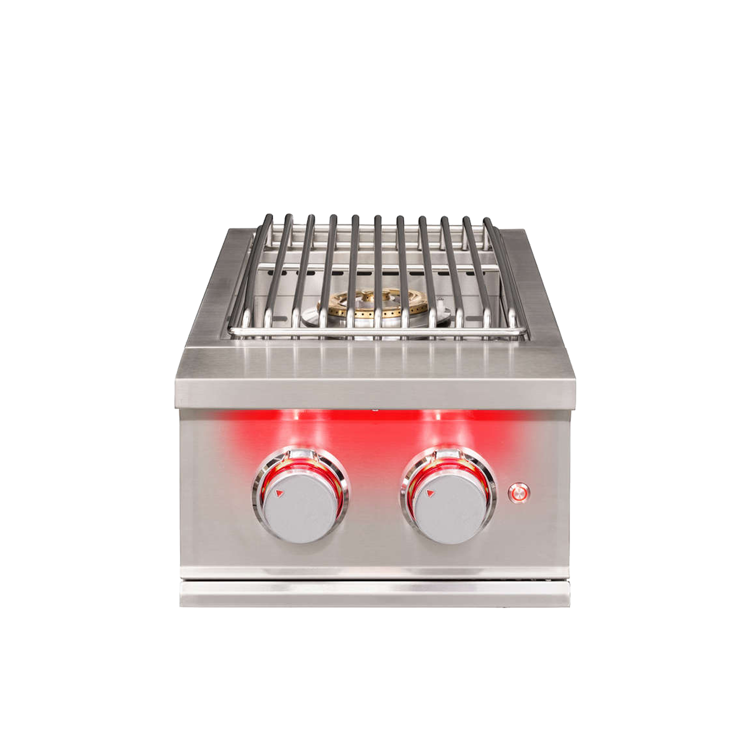 True Flame Double Side Burner - Sleek, Powerful, Outdoor Cooking