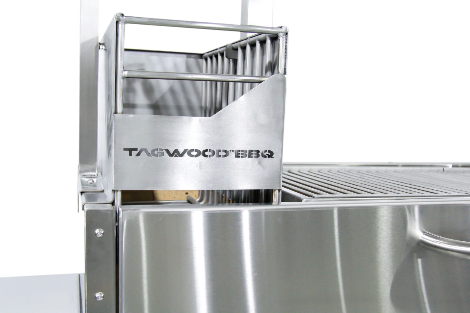 Tagwood BBQ Insert Style Argentine Santa Maria Wood Fire & Charcoal Gaucho Grill Without Firebricks - BBQ09SSFRONT