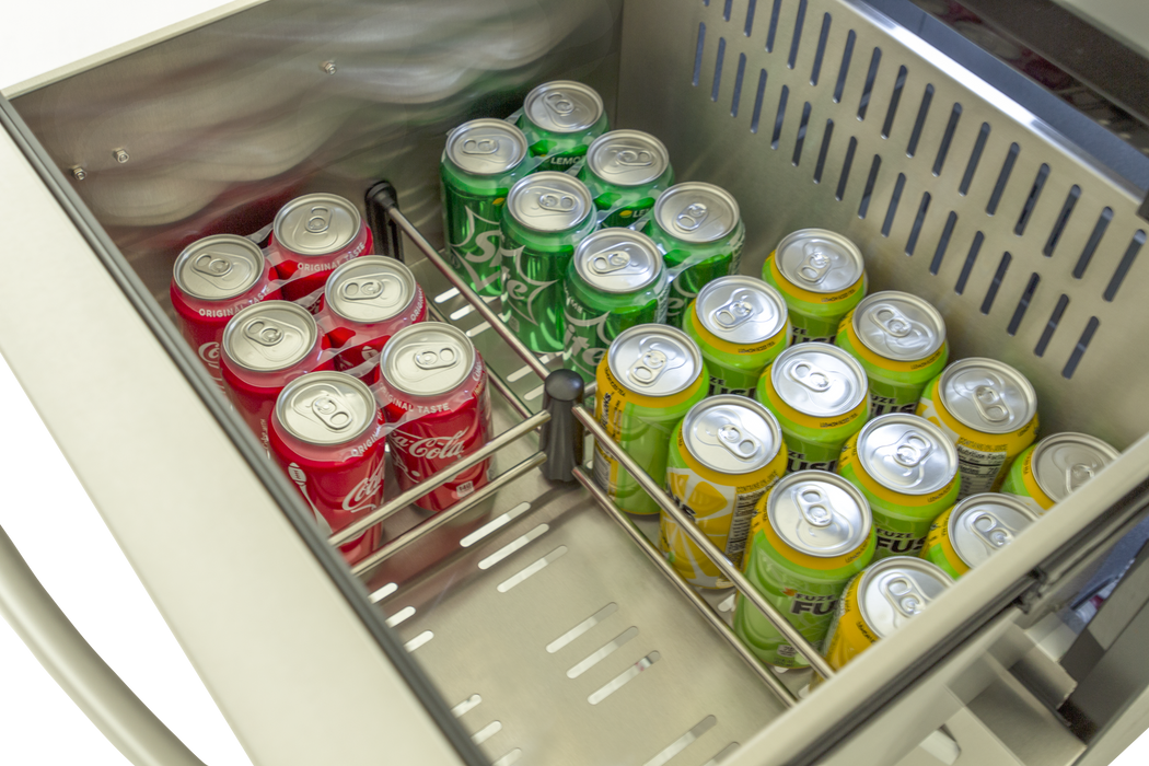23.5-In 5.1 Cu. Ft. Outdoor Rated Double Drawer Refrigerator