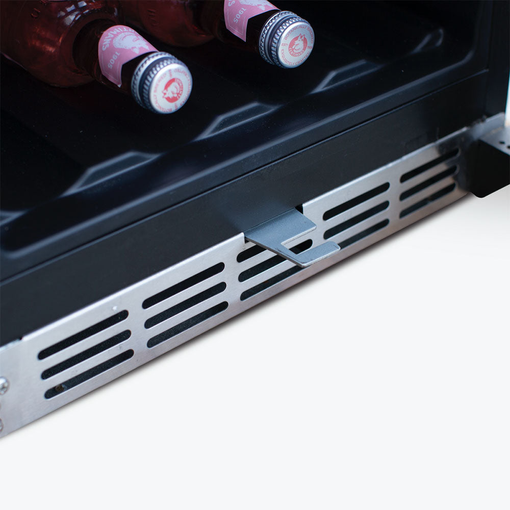 TrueFlame 15-Inch 3.2 Cu. Ft. Outdoor Fridge with Glass Door (AMD-RFR-15G)