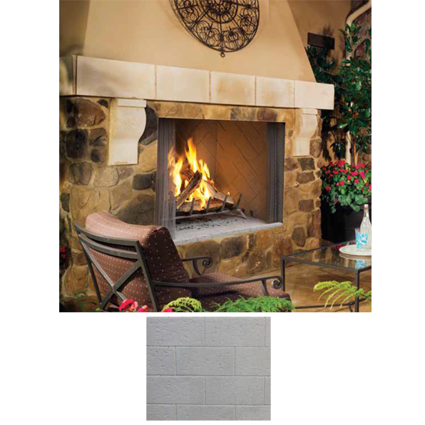 Superior 36 Inch Outdoor Wood Fireplace - WRE4536