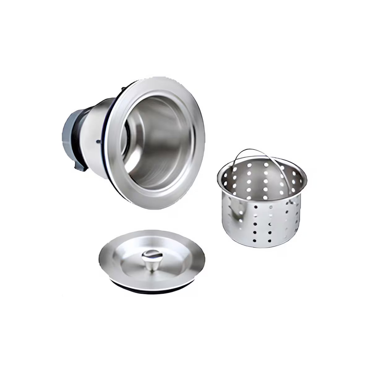Undermount Stainless Steel 33-Inch Double Bowl Sink W/Grids and Strainers