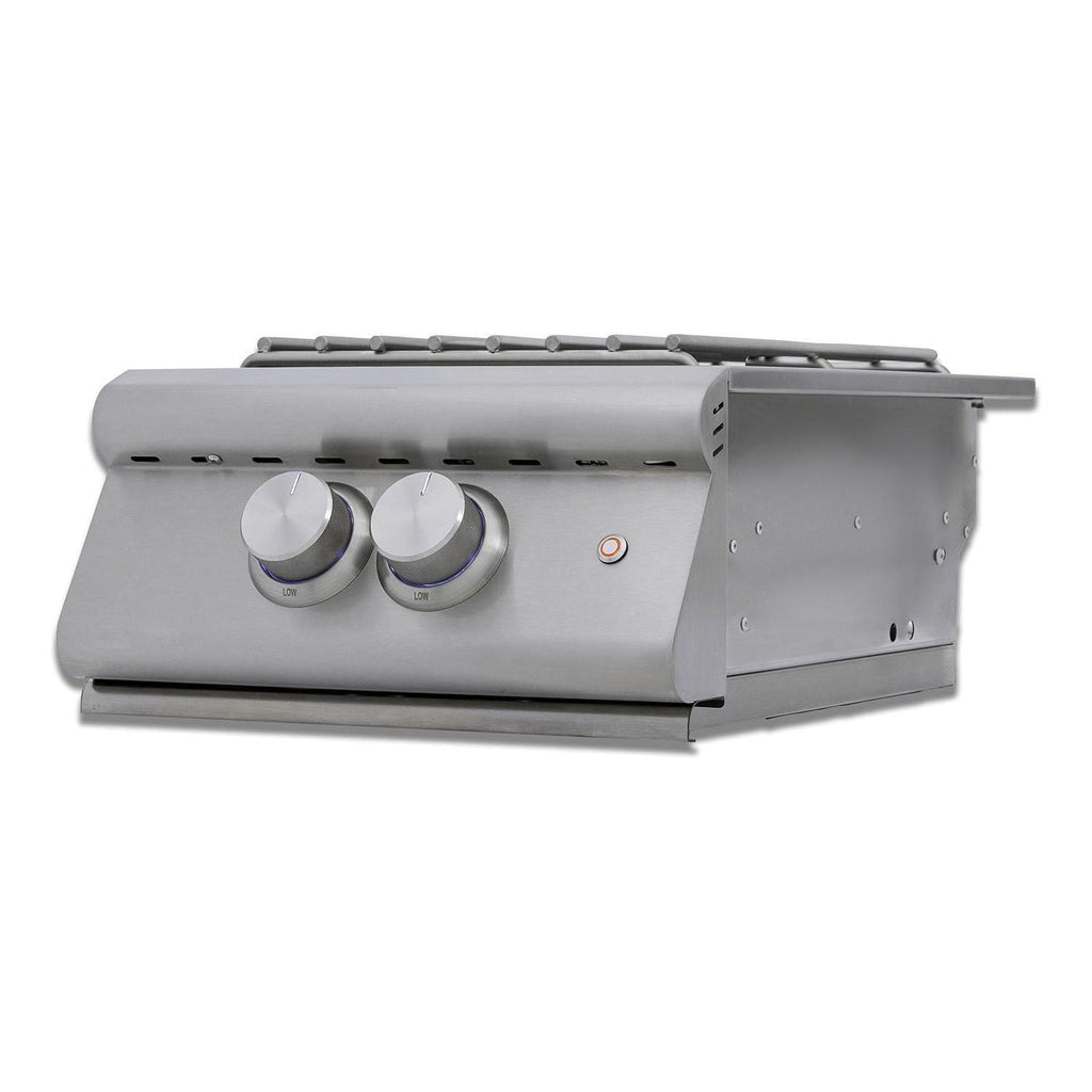 Blaze LTE High Performance Built-In Power Burner with Wok Ring & Stainless Steel Lid