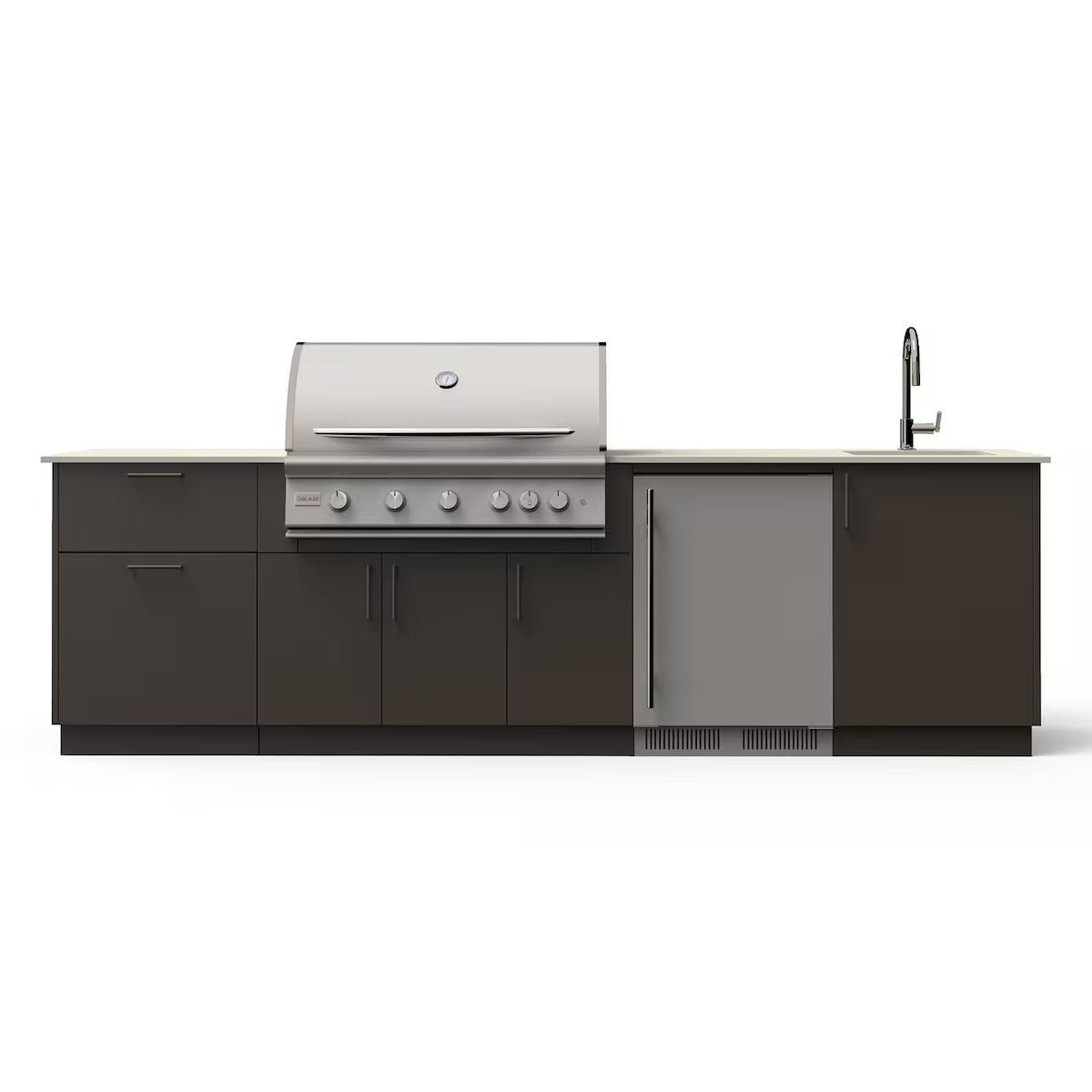 Blaze Golden Hour 10-Ft Outdoor Kitchen Island w/ 40-Inch LTE